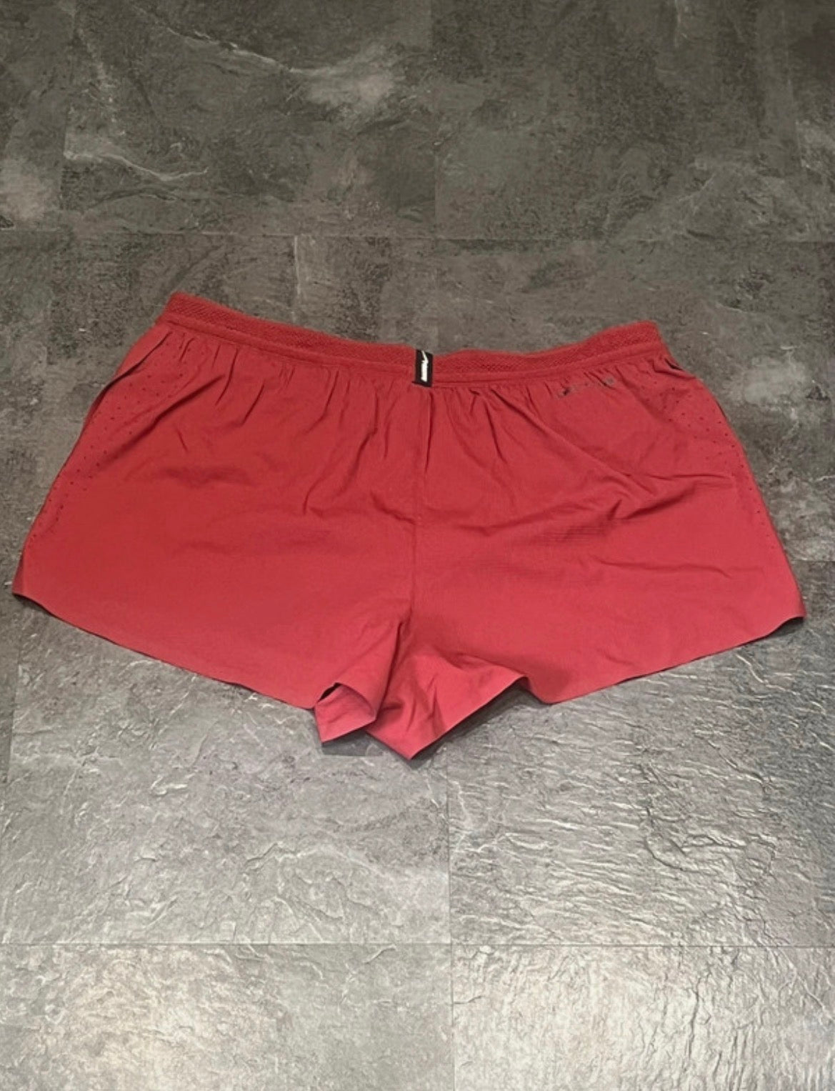 Red Nike Men’s Dri Fit Aeroswift ADV Running Split Shorts