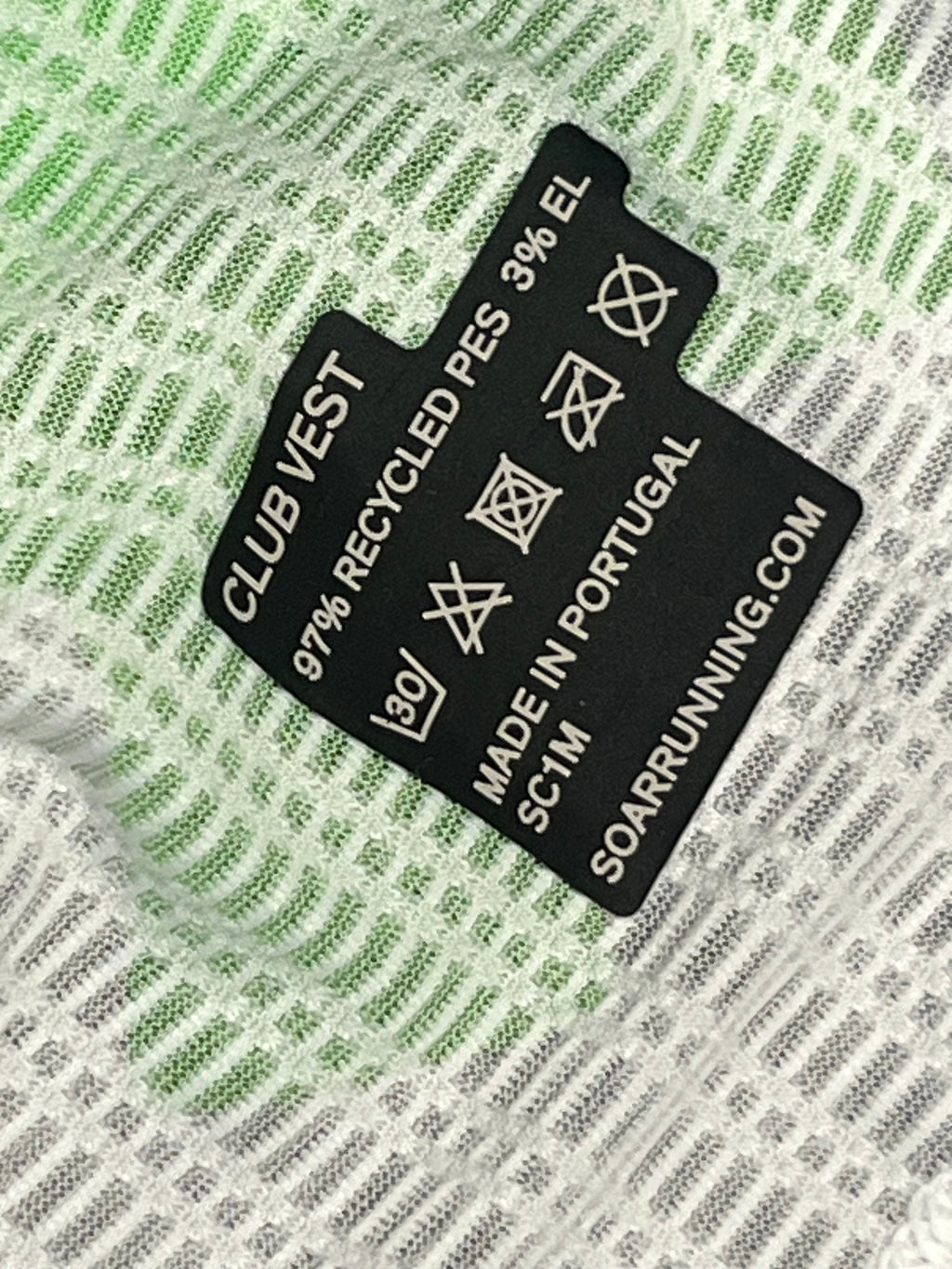 Blue/Green/White SOAR Men’s Club Racing Singlet