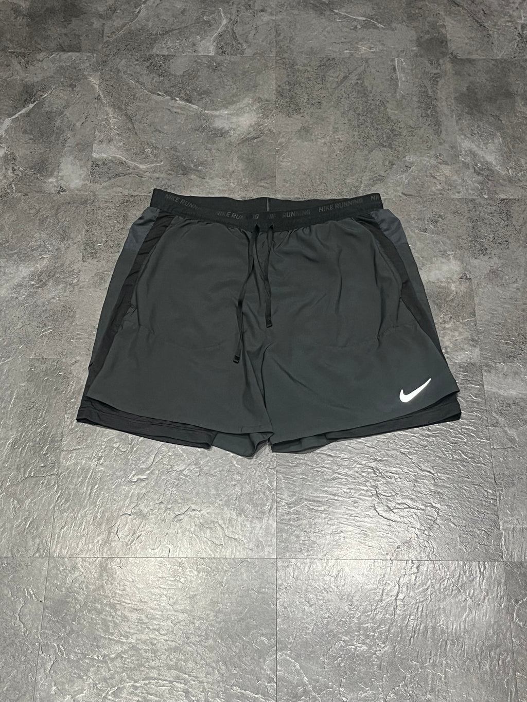 Black Nike Men’s Dri Fit Flex Stride 7” 2in1 Running Shorts