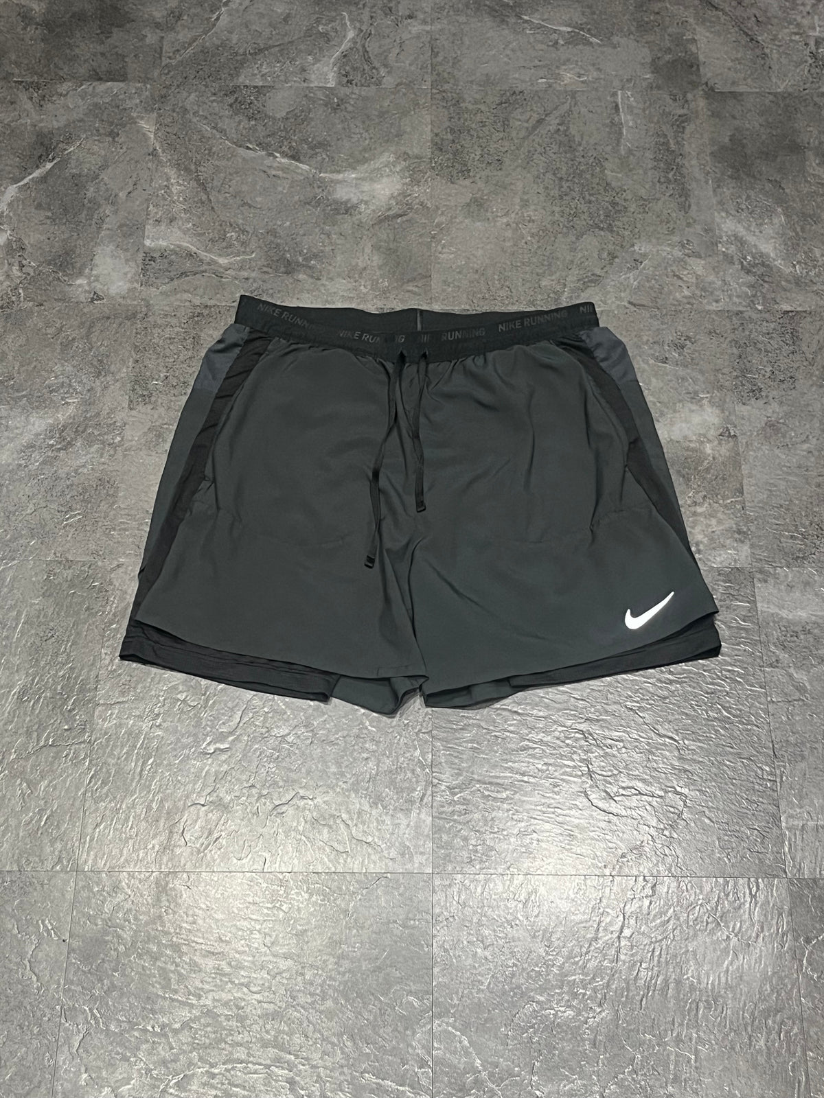 Black Nike Men’s Dri Fit Flex Stride 7” 2in1 Running Shorts