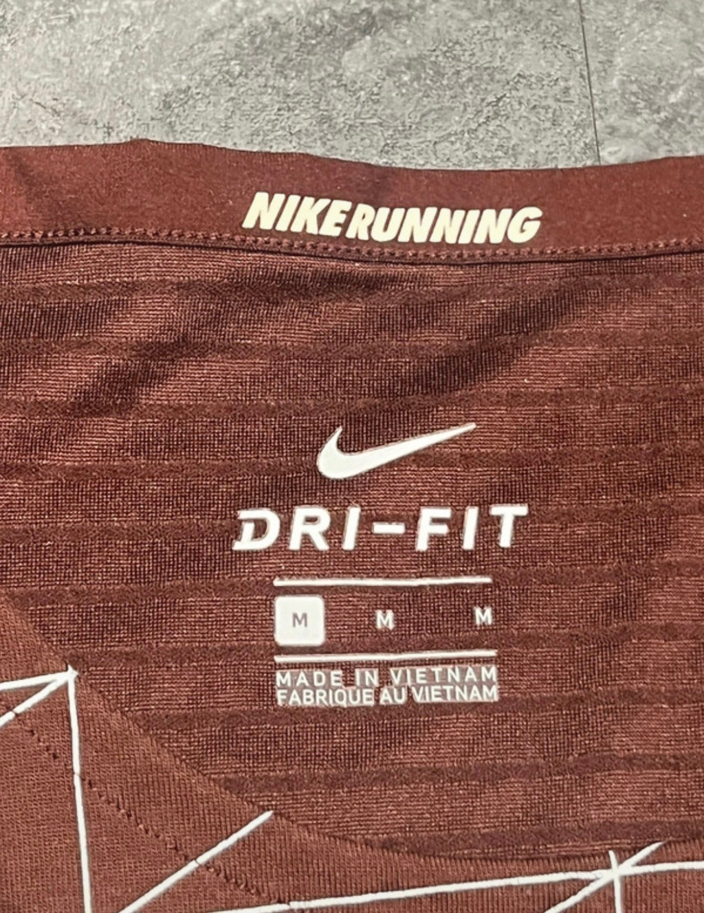 Brown Nike Men’s Dri Fit Rise 365 Running Division T Shirt