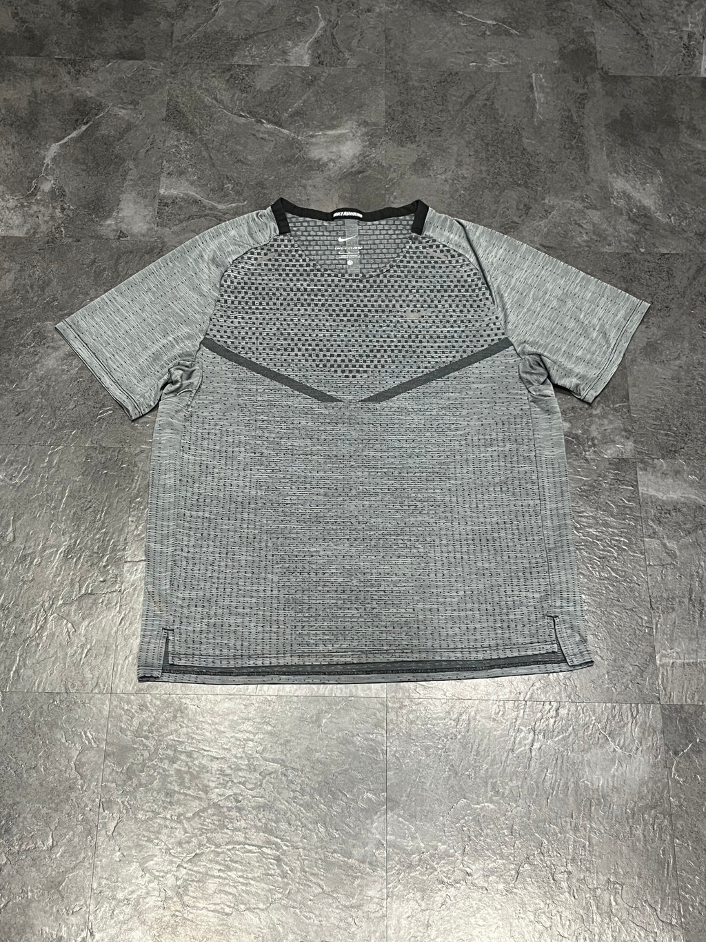 Grey Nike Men’s Dri Fit ADV Running T Shirt