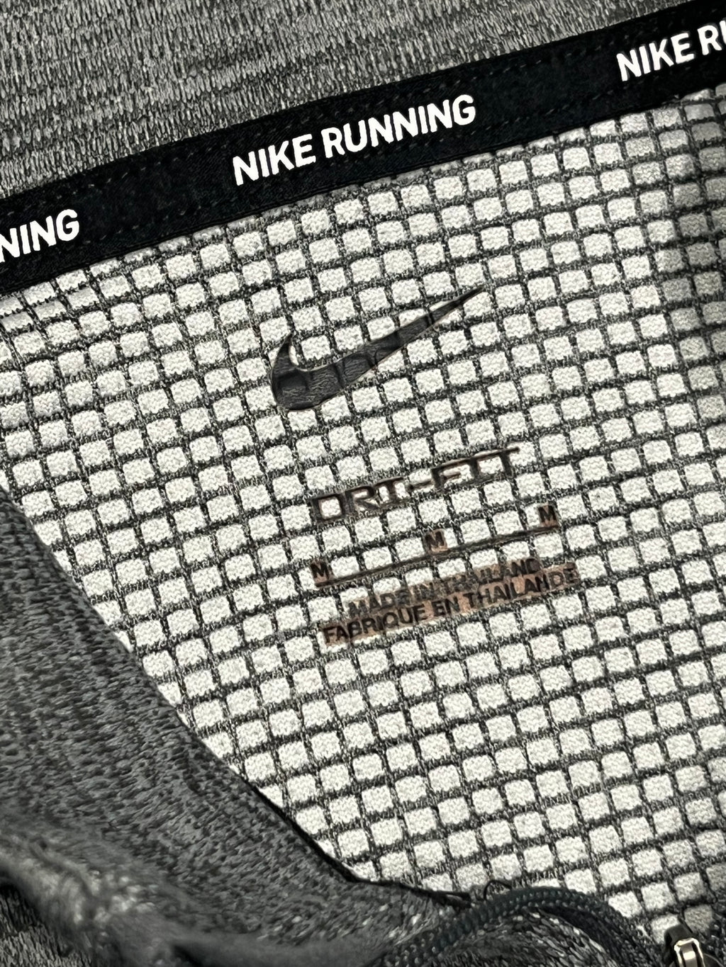 Grey Nike Men’s Dri Fit Pacer 1/4 Zip Top