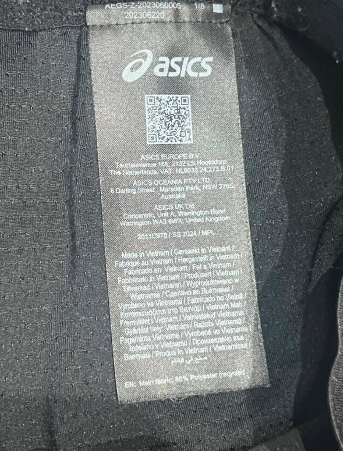 Black Asics Men’s Metarun Actibreeze 5” Running Shorts