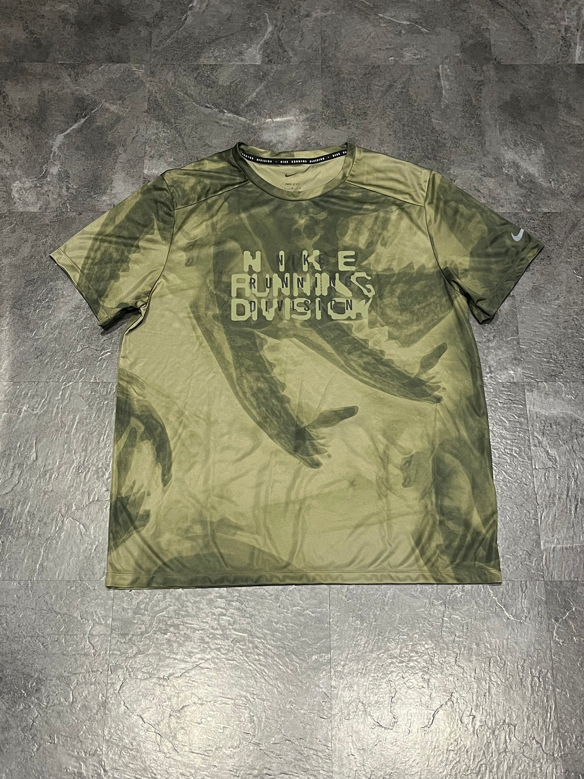 Green Nike Men’s Dri Fit Running Division T Shirt