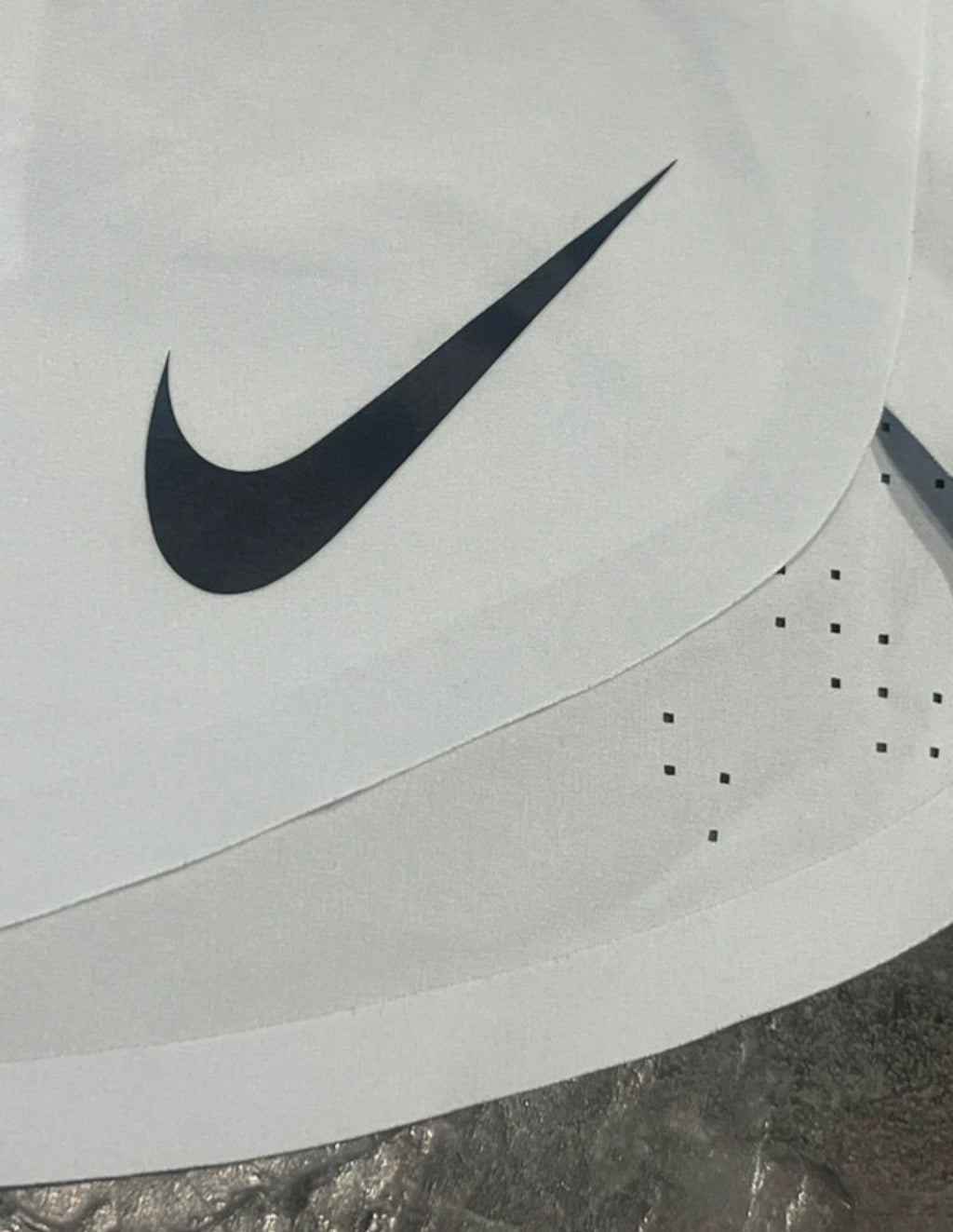 White Nike Men’s Dri Fit ADV Aeroswift Racing Split Shorts