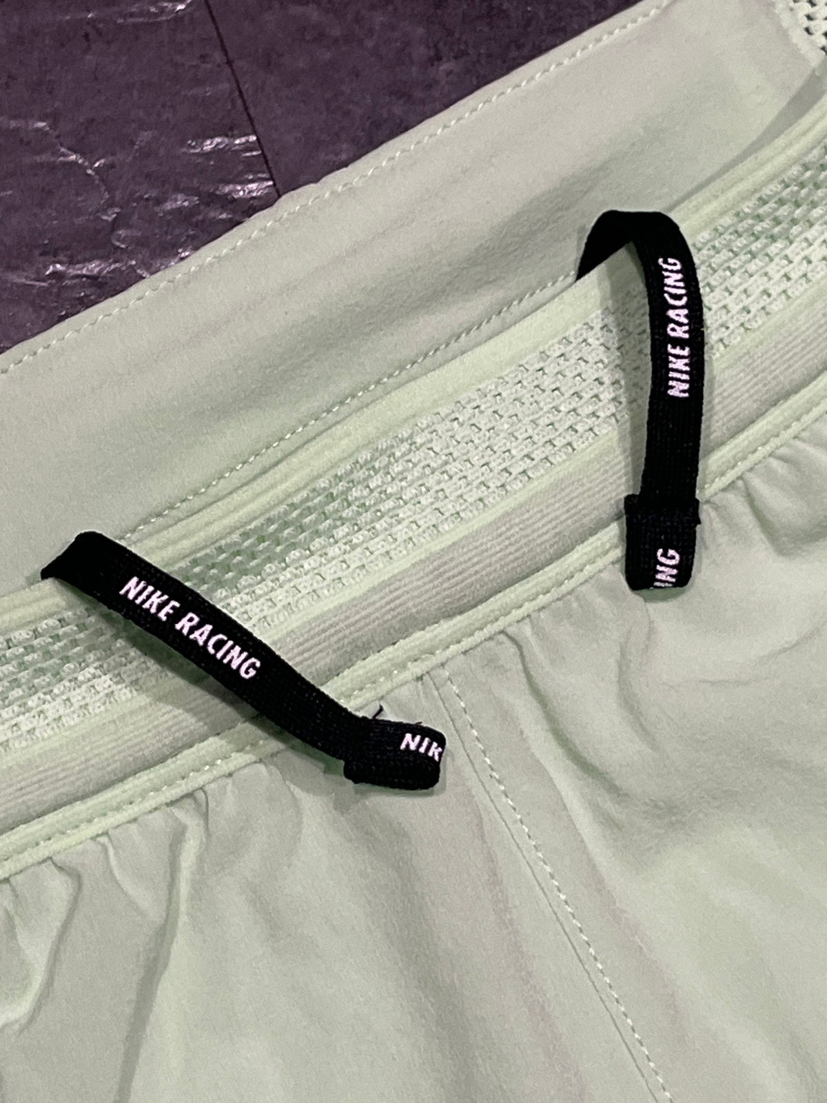 Vapour Green Nike Men’s Dri Fit ADV Aeroswift 4” Racing Split Shorts