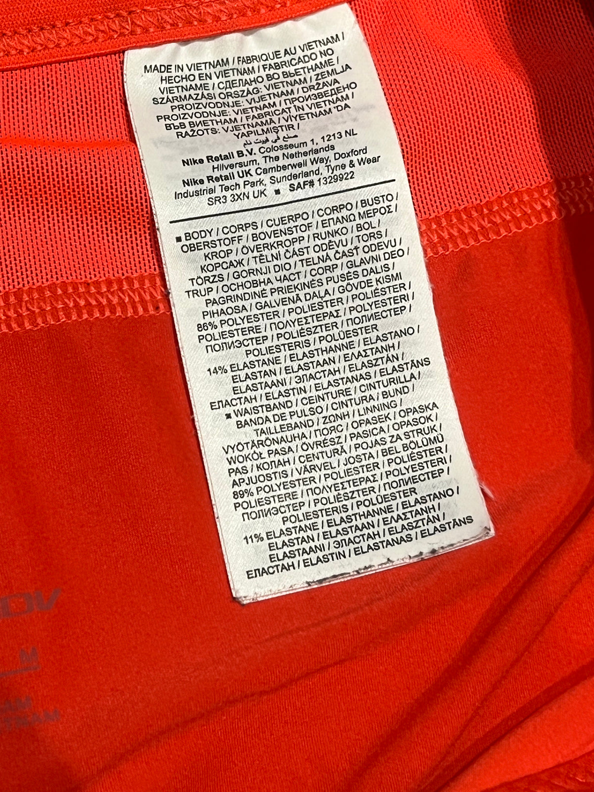 Bright Crimson Nike Women’s Dri Fit ADV Aeroswift 3” Racing Split Shorts