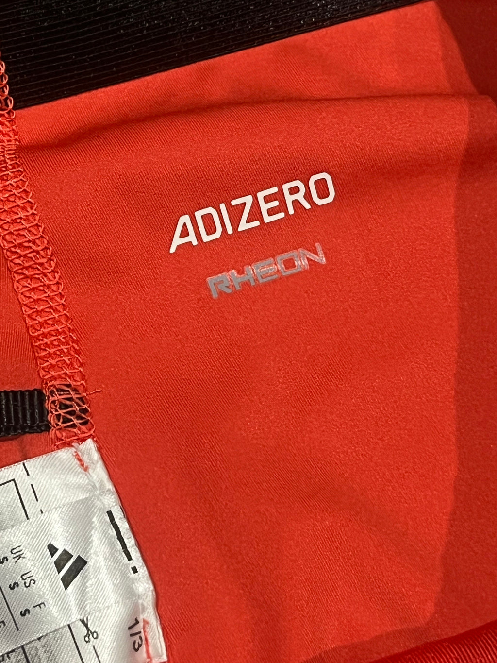 Red Adidas Adizero Men’s Pro Elite Rheon Racing 1/2 Tights