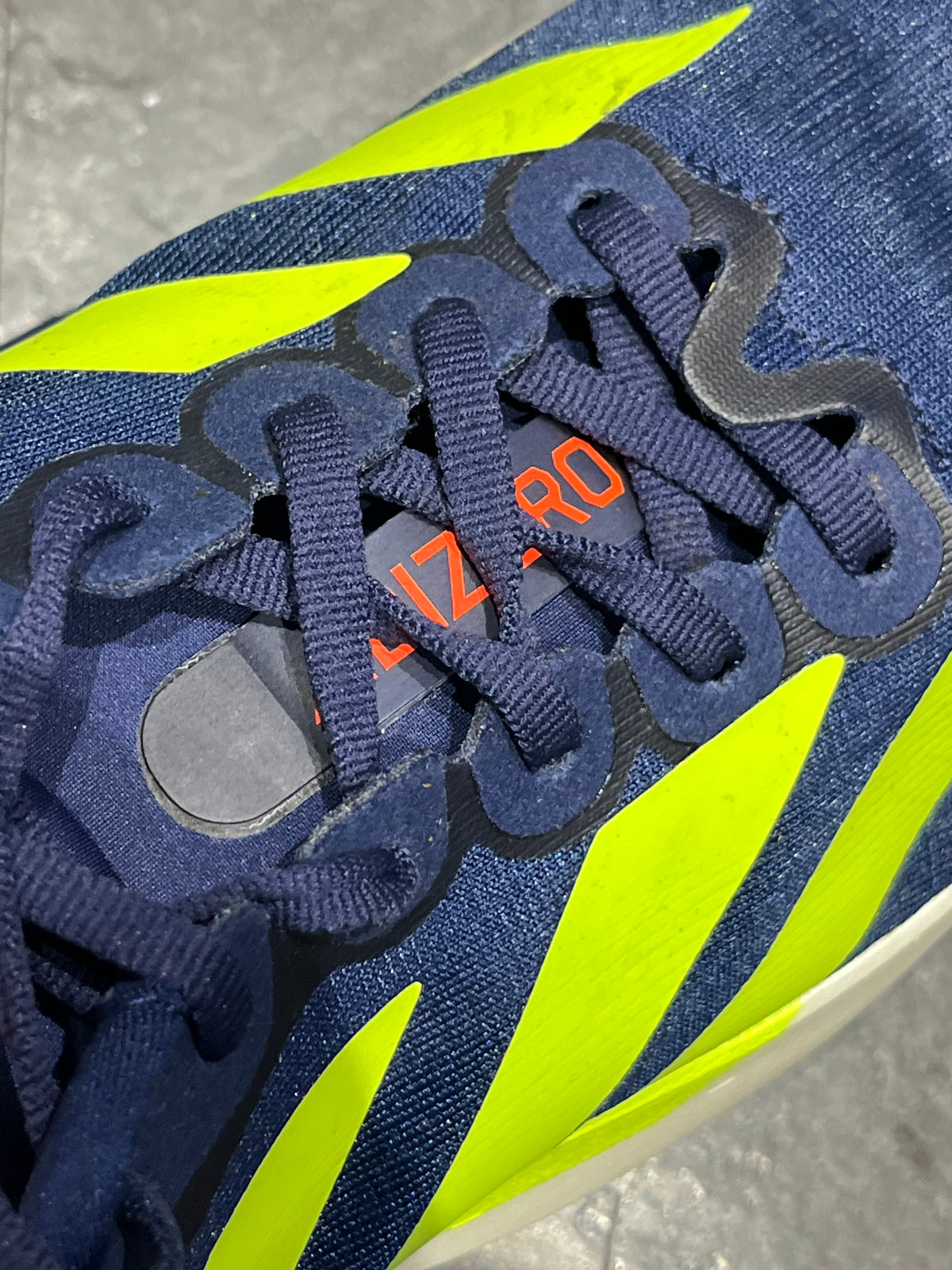 Dark Blue /Solar Lime Adidas Adizero Men’s EVO SL Running Shoes