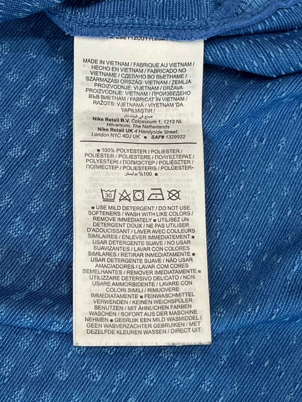 Blue Nike Men’s Dri Fit ADV Running T Shirt