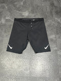 Black Nike Men’s Dri Fit ADV Aeroswift Racing 1/2 Tights