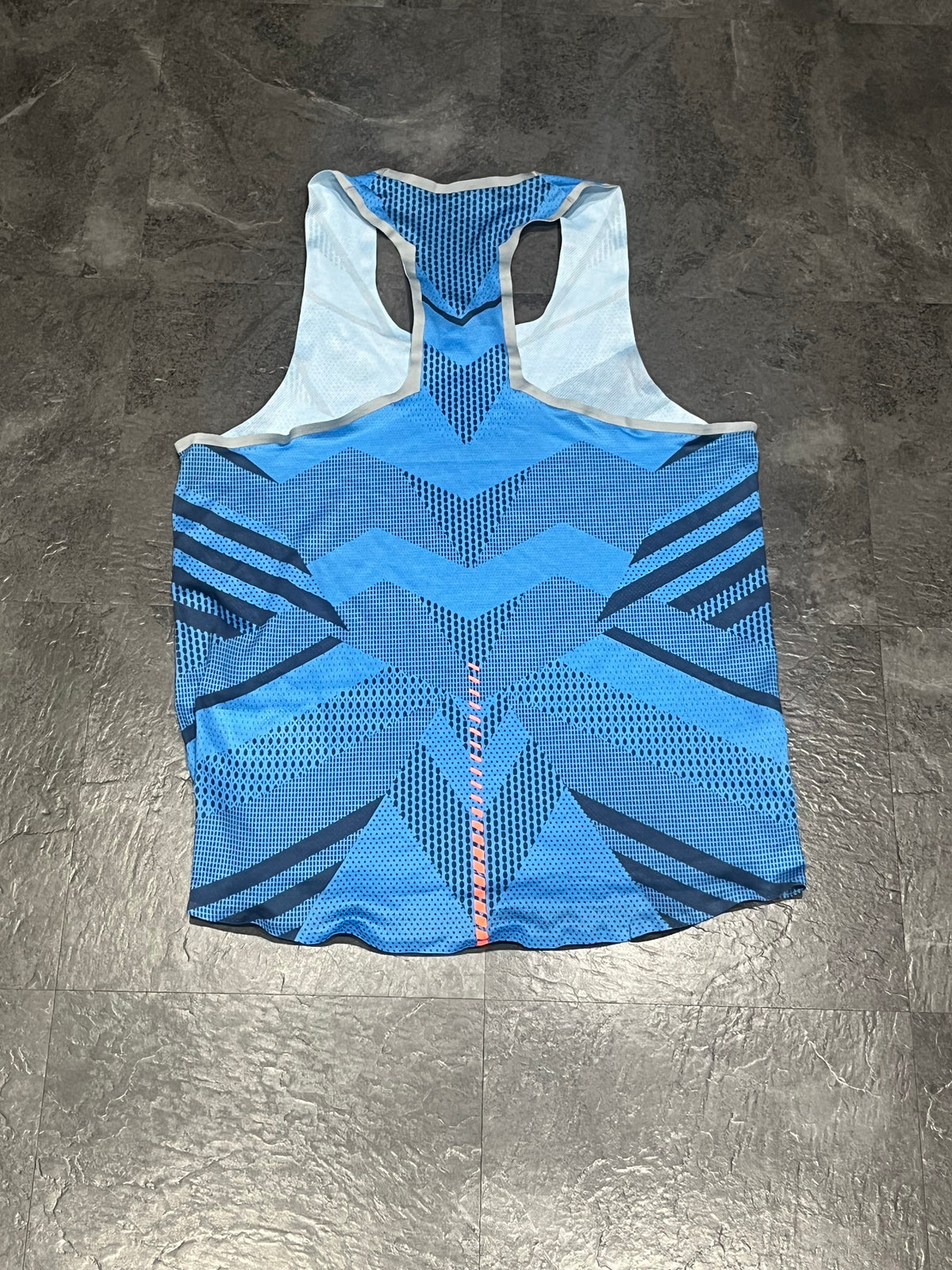 Blue Asics Men’s Track Elite Cooling Racing Singlet