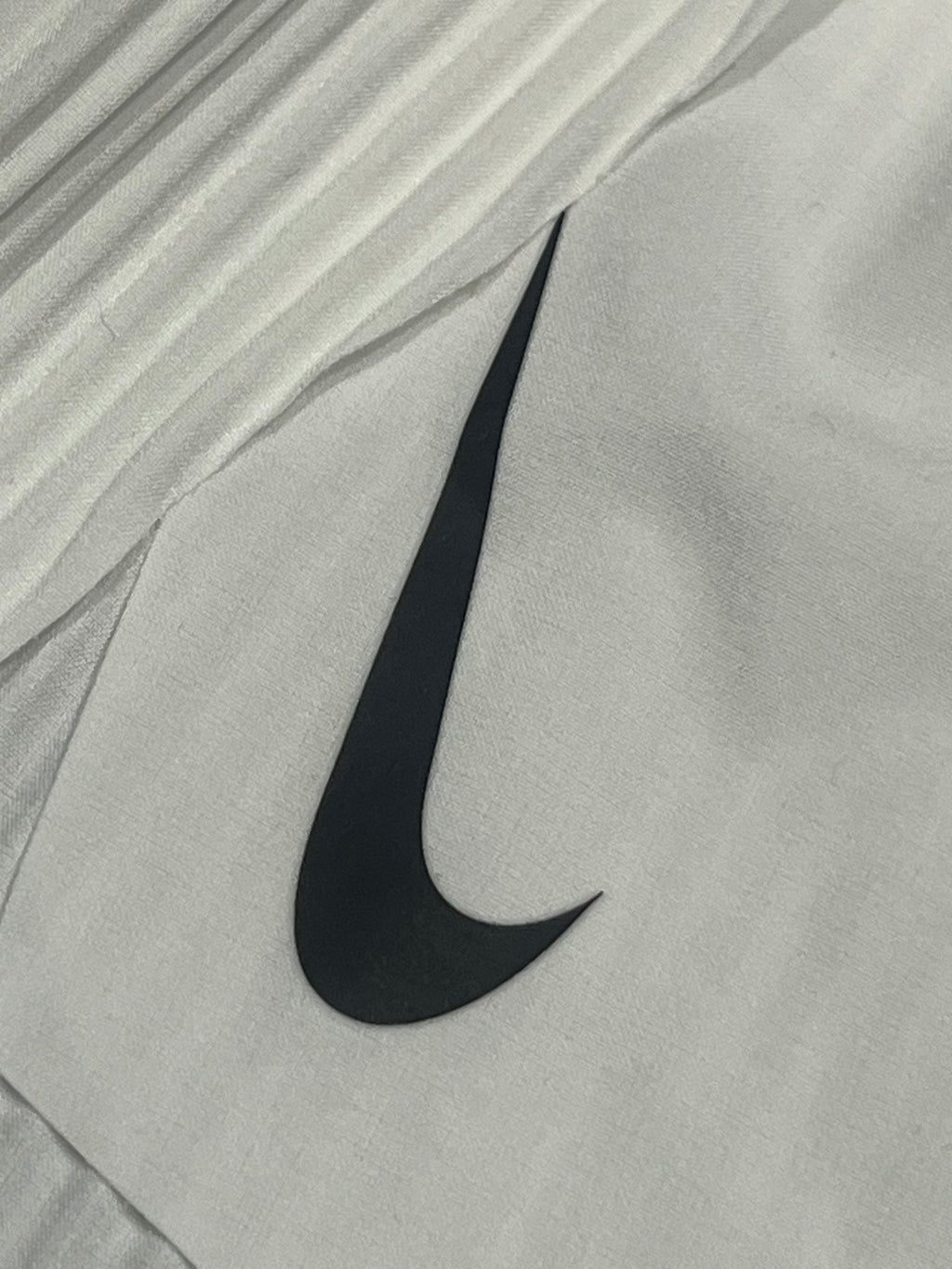 White Nike Women’s Dri Fit ADV Aeroswift 3” Racing Split Shorts