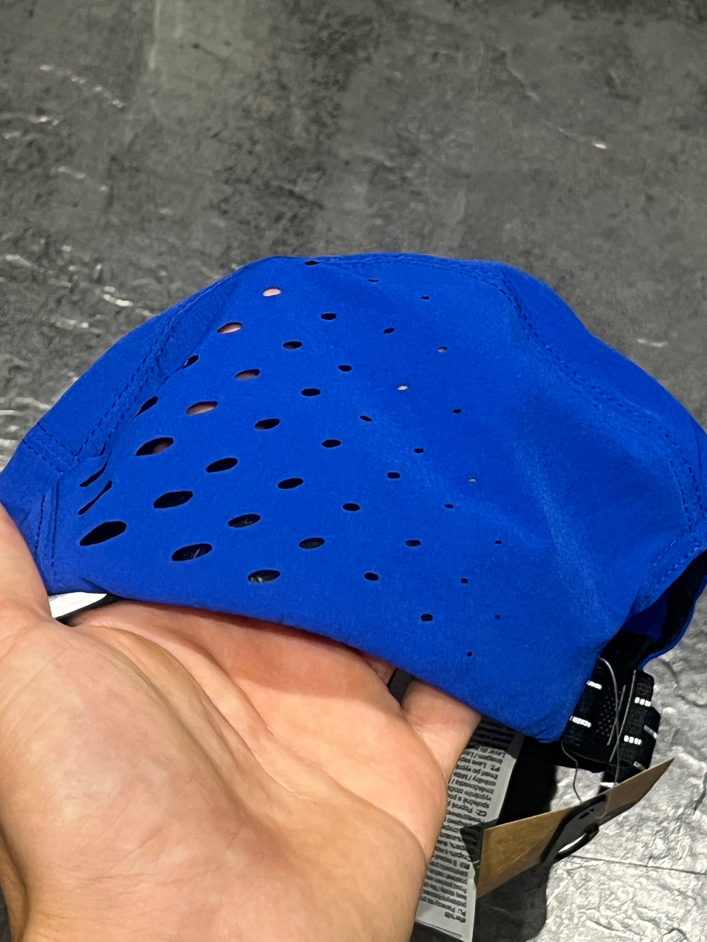Blue ASICS Ultra Lightweight Running Cap