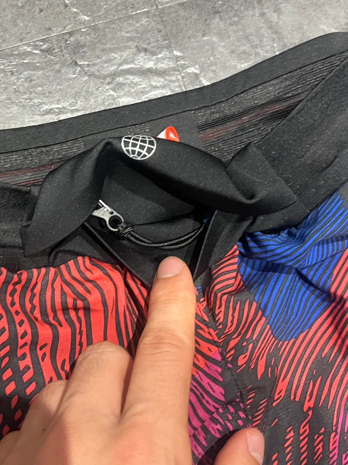 Red & Blue Adidas Adizero Men’s 3” Brief Lined Racing Split Shorts