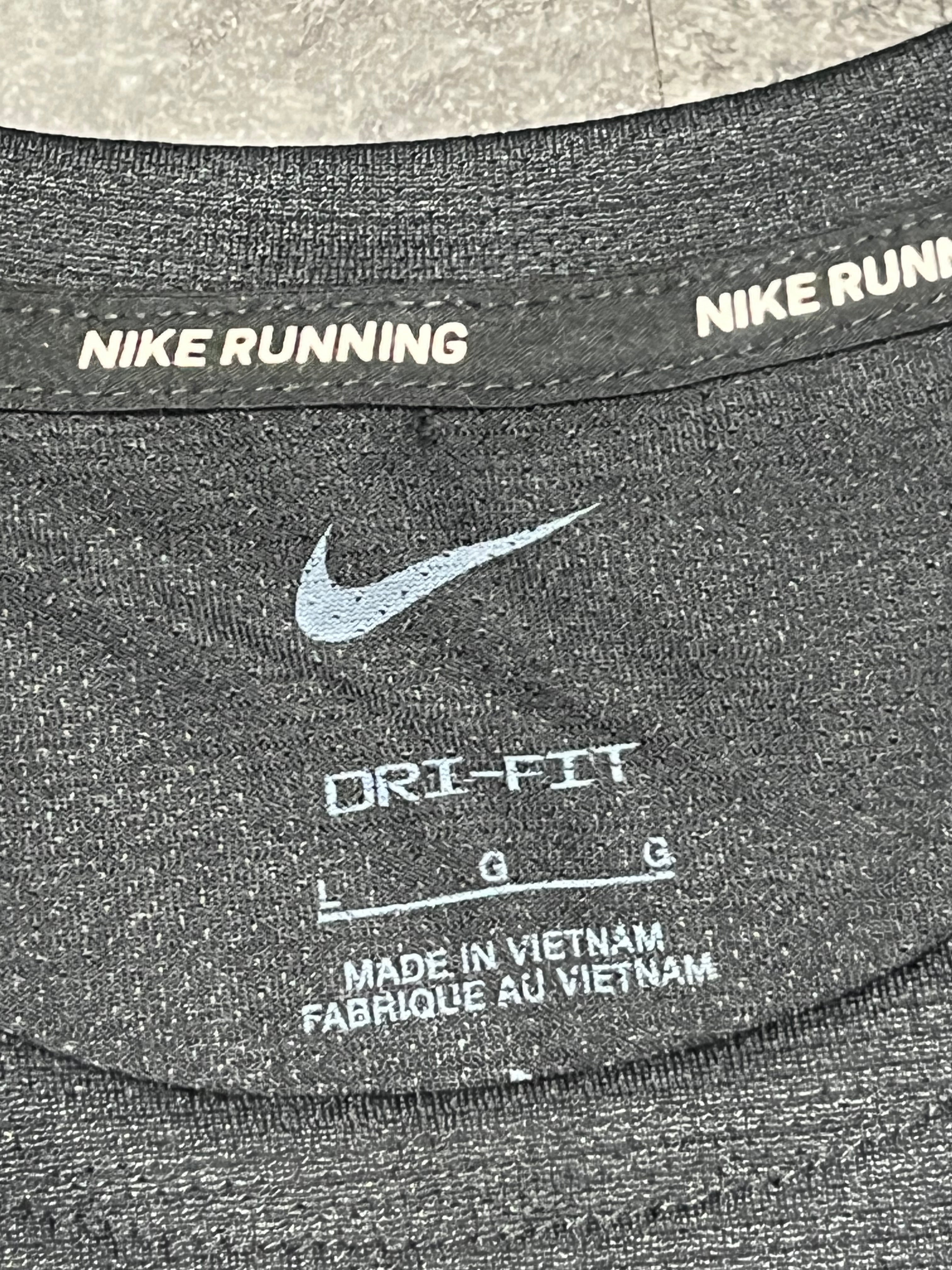Black Nike Men’s Dri Fit Miler Long Sleeve Running Top