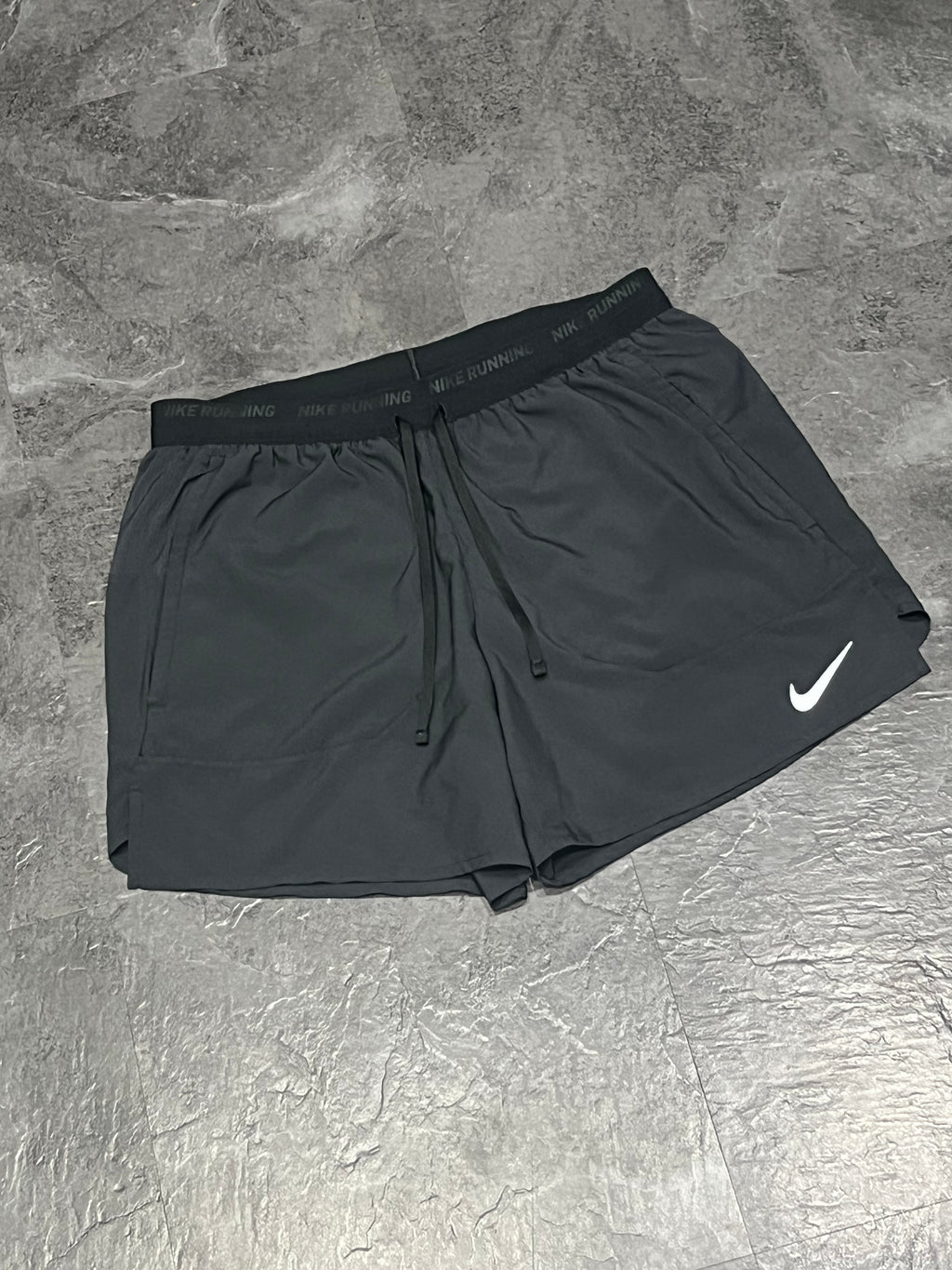 Black Nike Men’s Dri Fit Flex Stride 5” Brief Lined Running Shorts