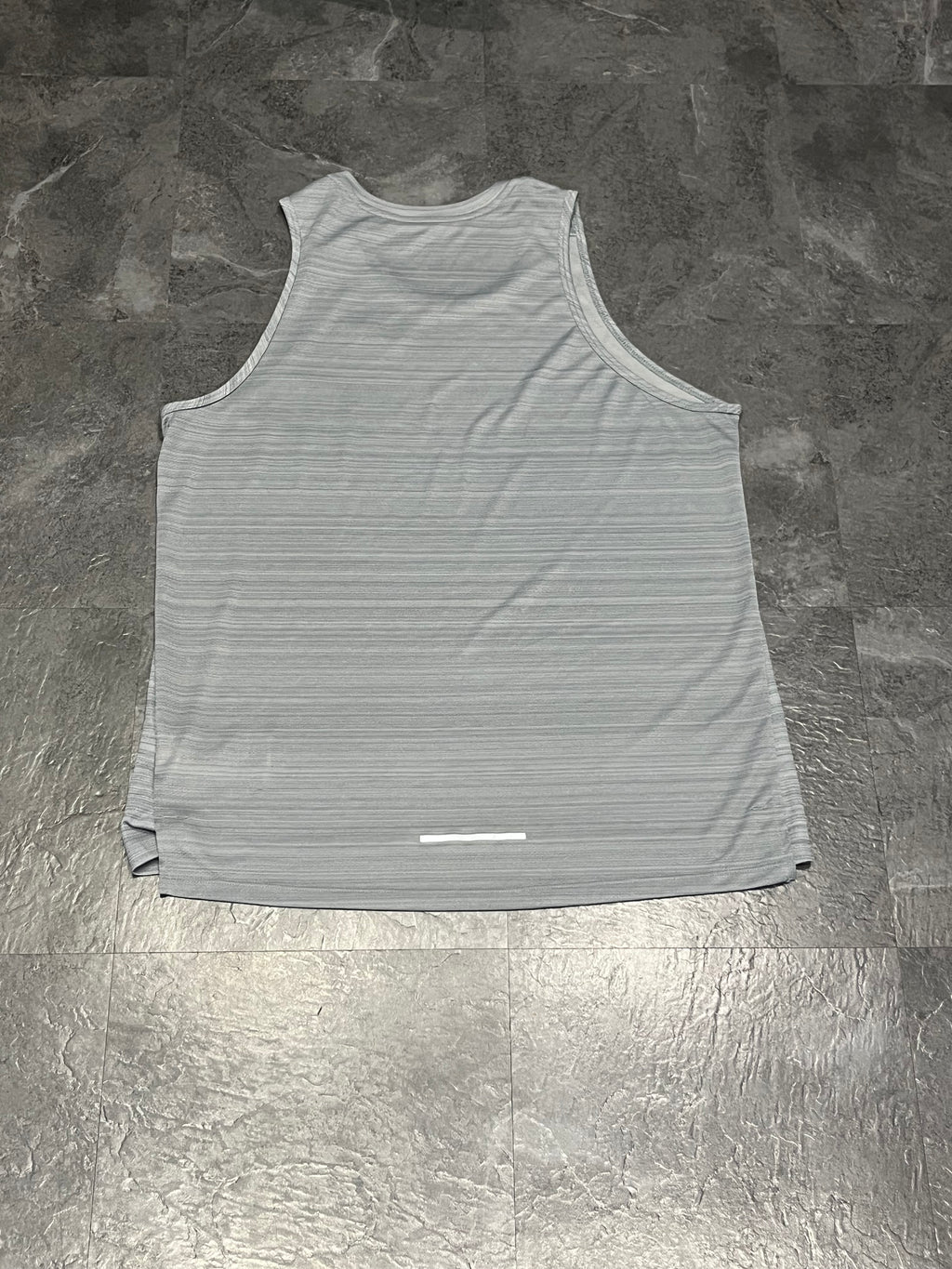 Grey Nike Men’s Dri Fit Miler Running Vest
