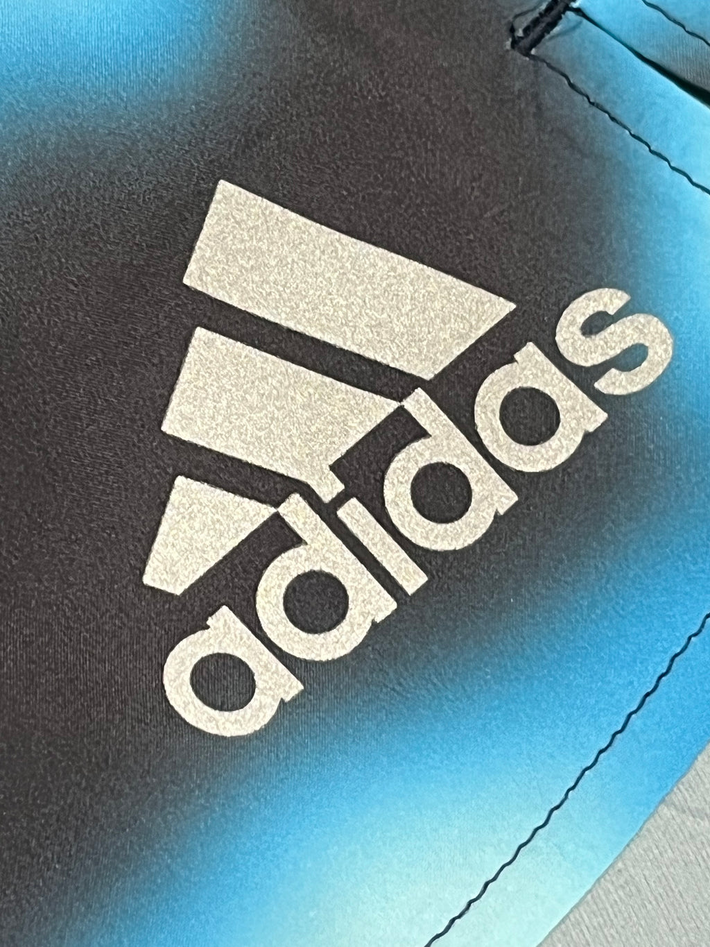 Blue/Black Adidas Men’s Icon Graphic Running Shorts