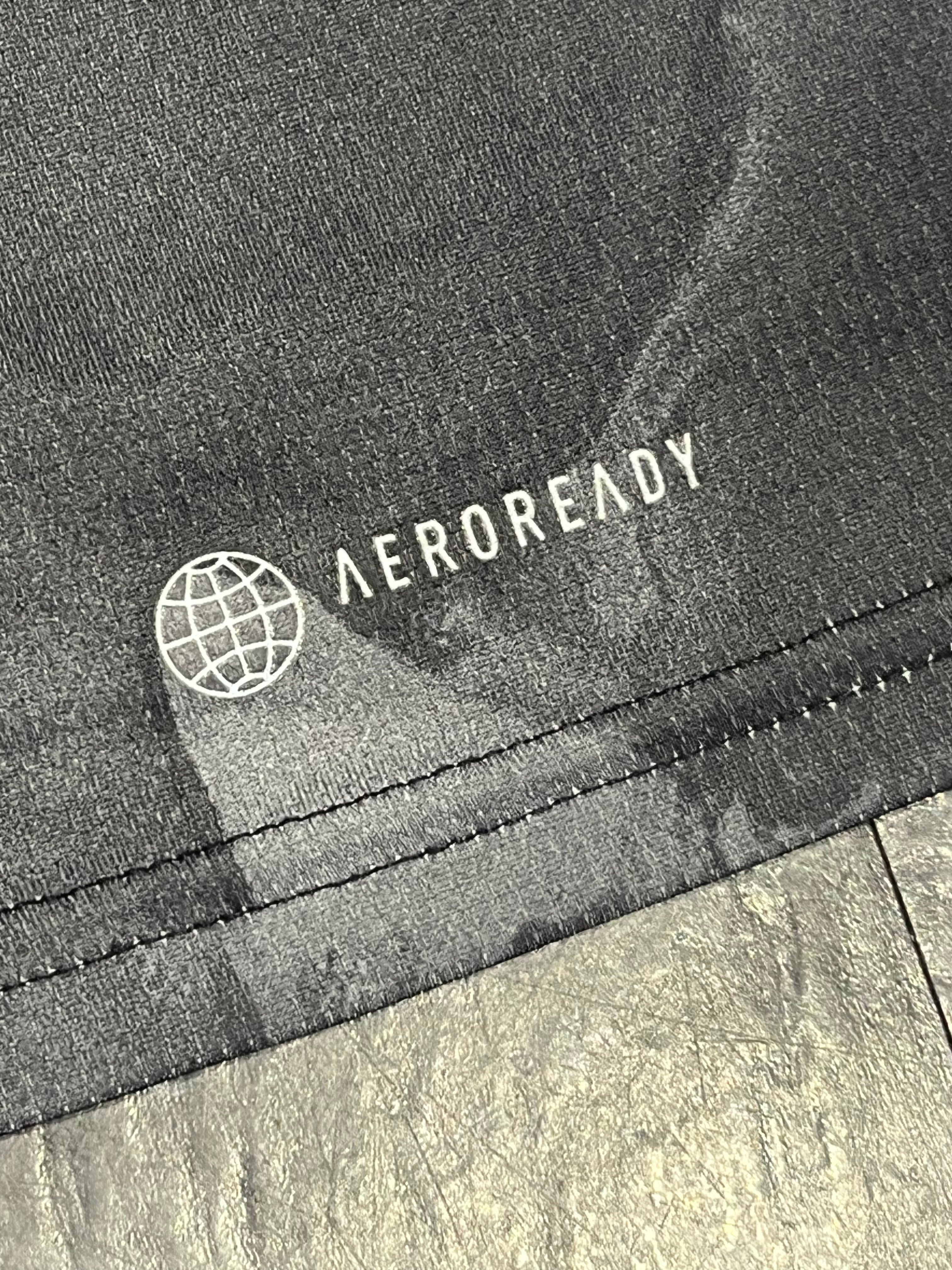 Black/Grey Patterned Adidas Men’s Aeroready Parley Racing Singlet