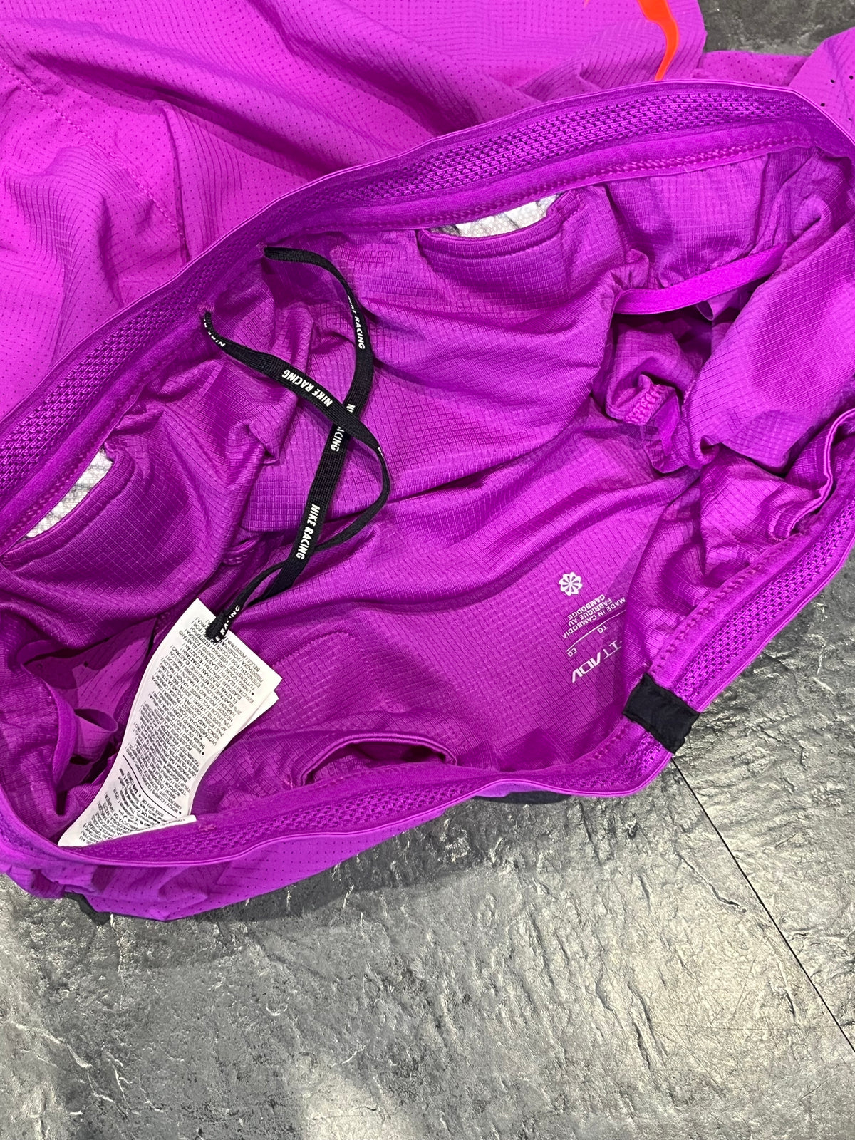 Vivid Purple Nike Men’s Dri Fit ADV Aeroswift 2” Racing Split Shorts