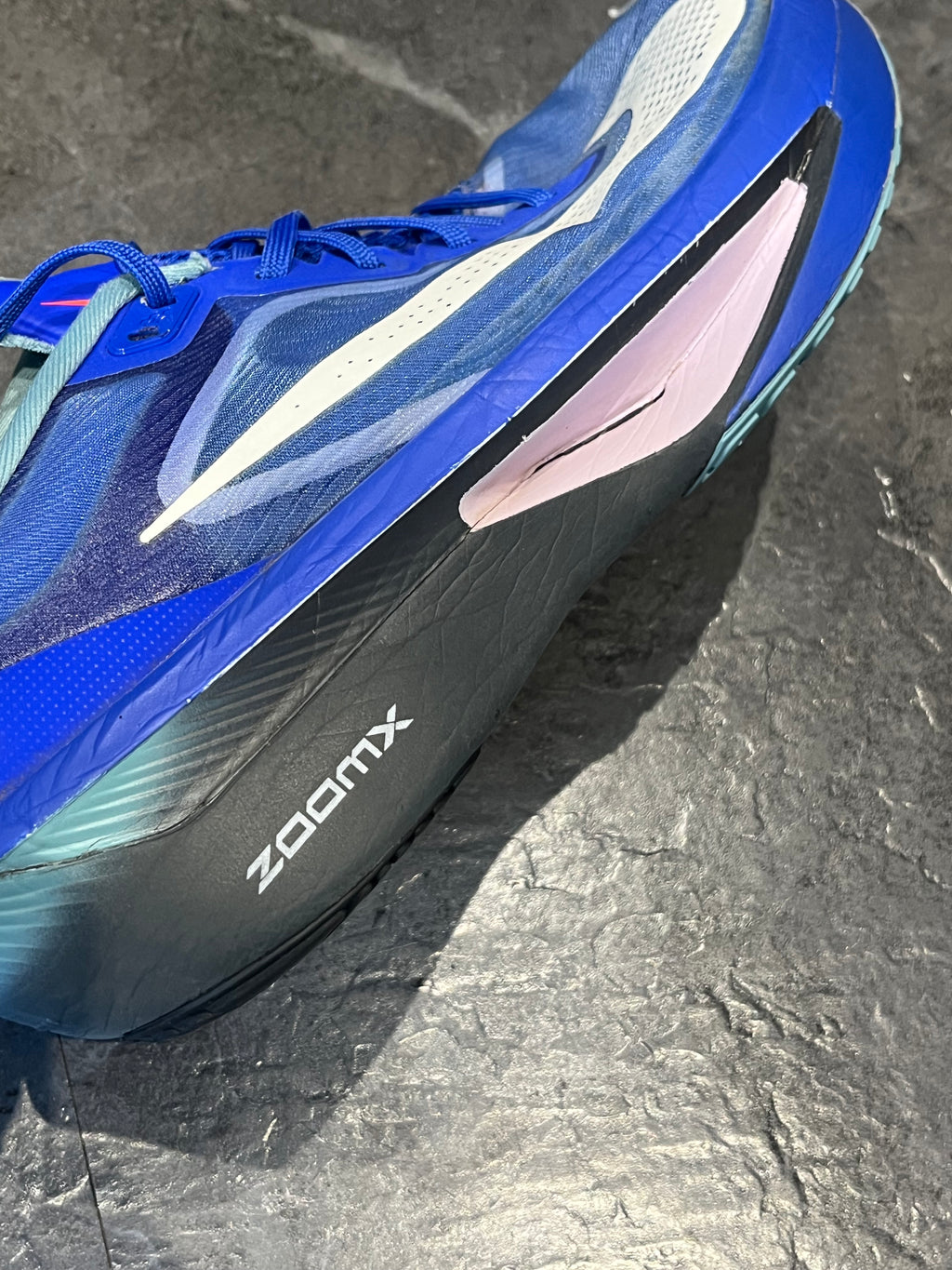 Blue Nike Zoom Fly 6 - Size 8