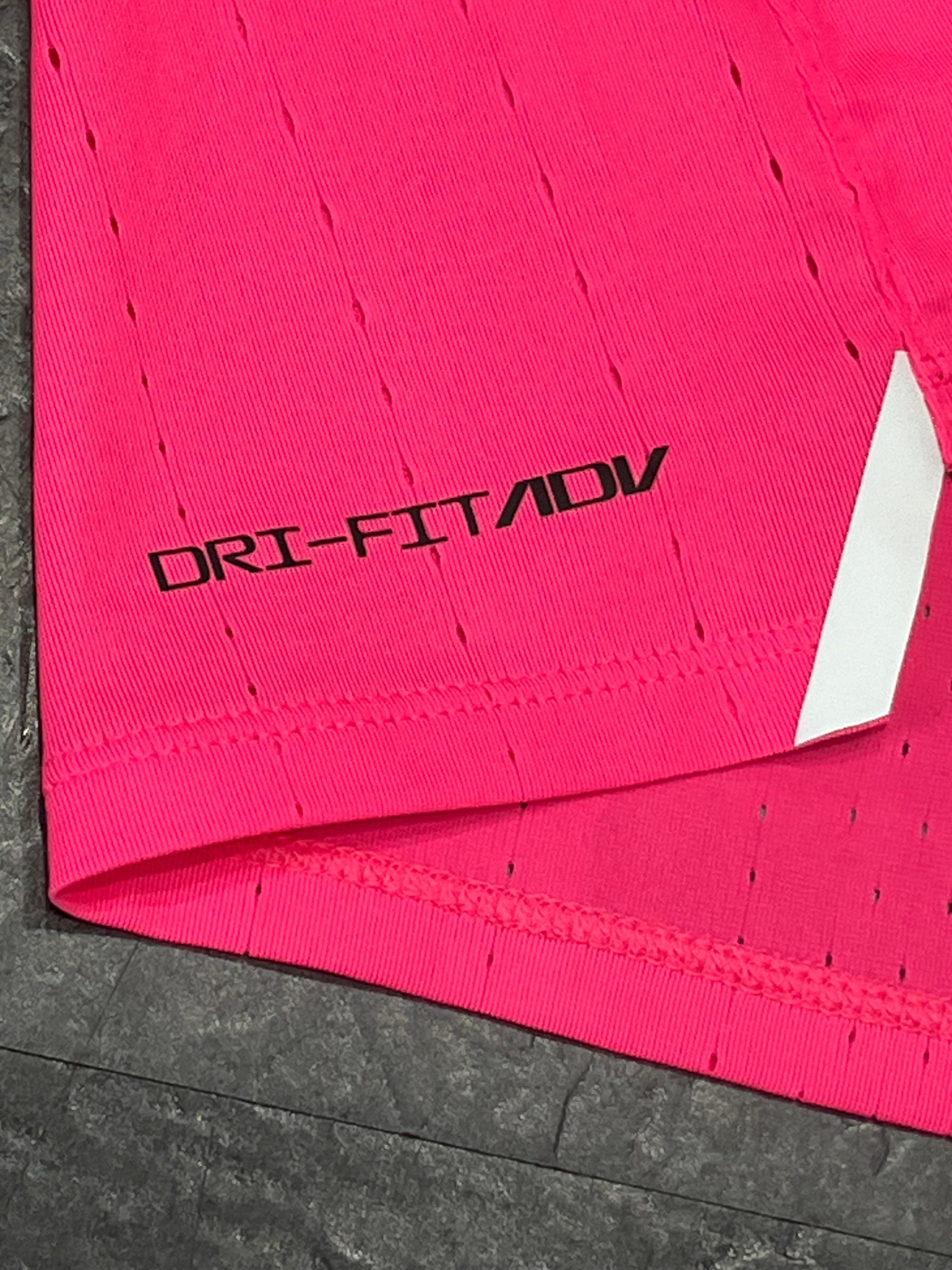 Pink & White Nike Men’s Dri Fit ADV AeroSwift Racing Singlet
