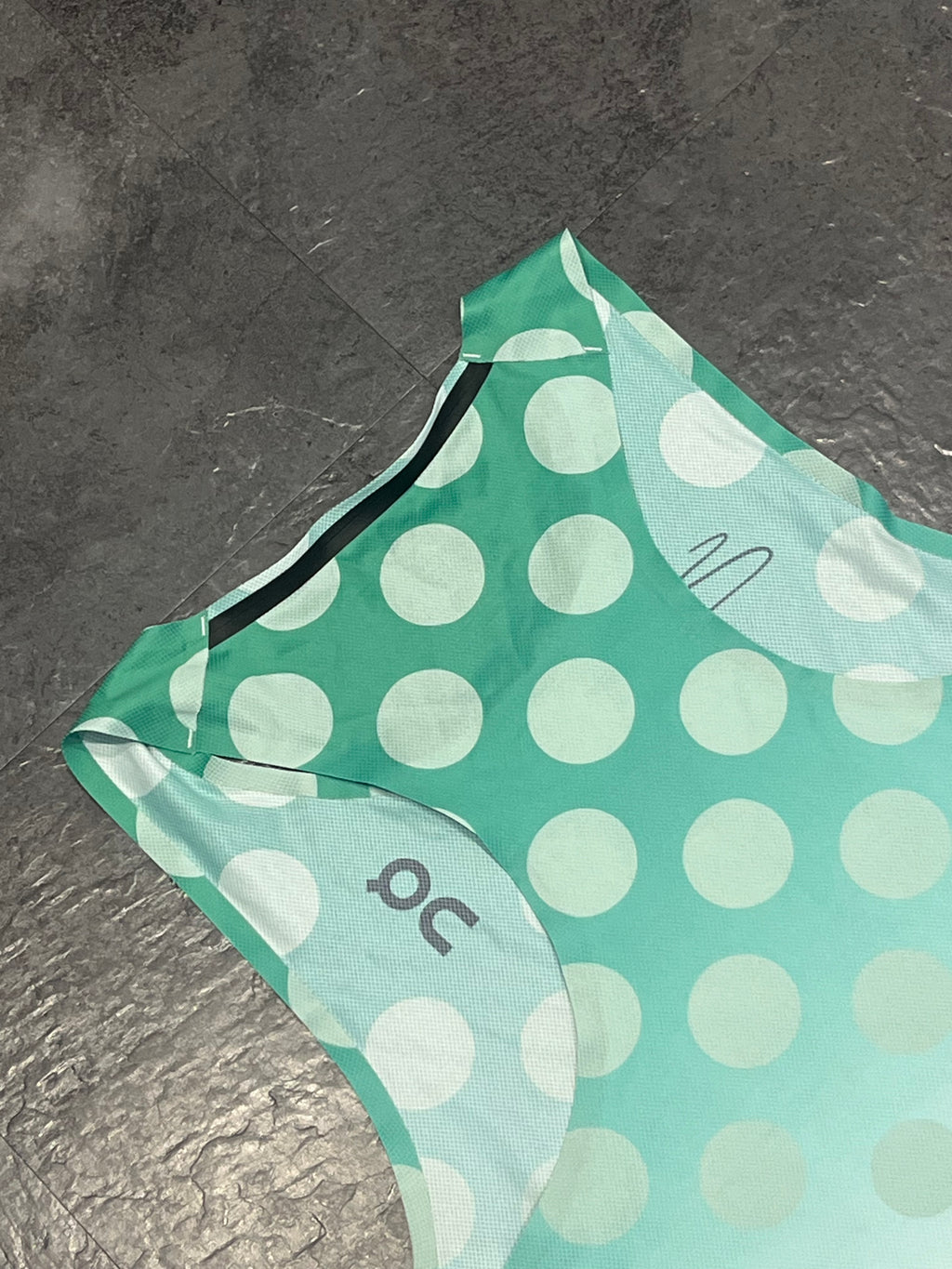 Green/White On X Distance Men’s Racing Singlet