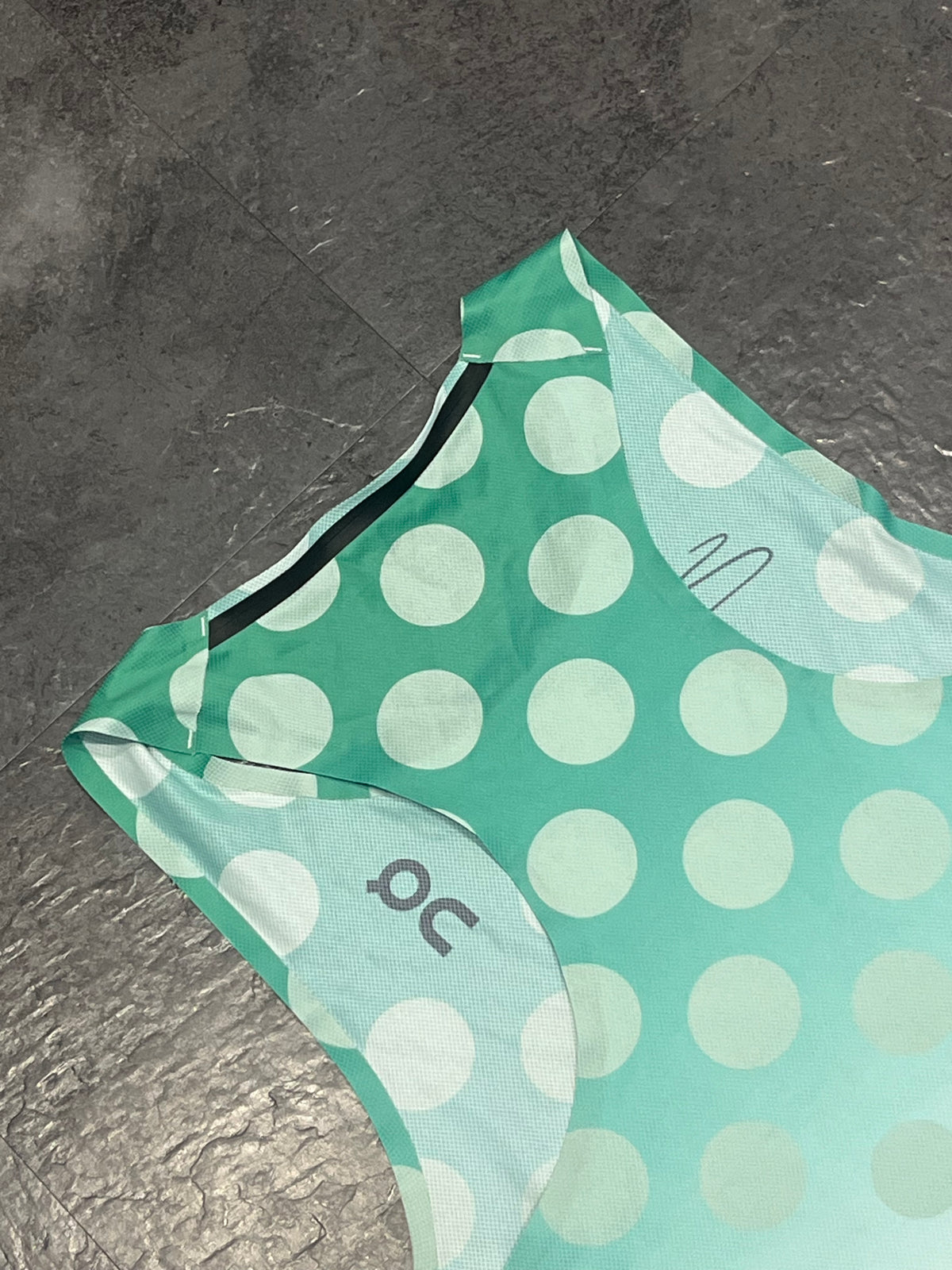 Green/White On X Distance Men’s Racing Singlet