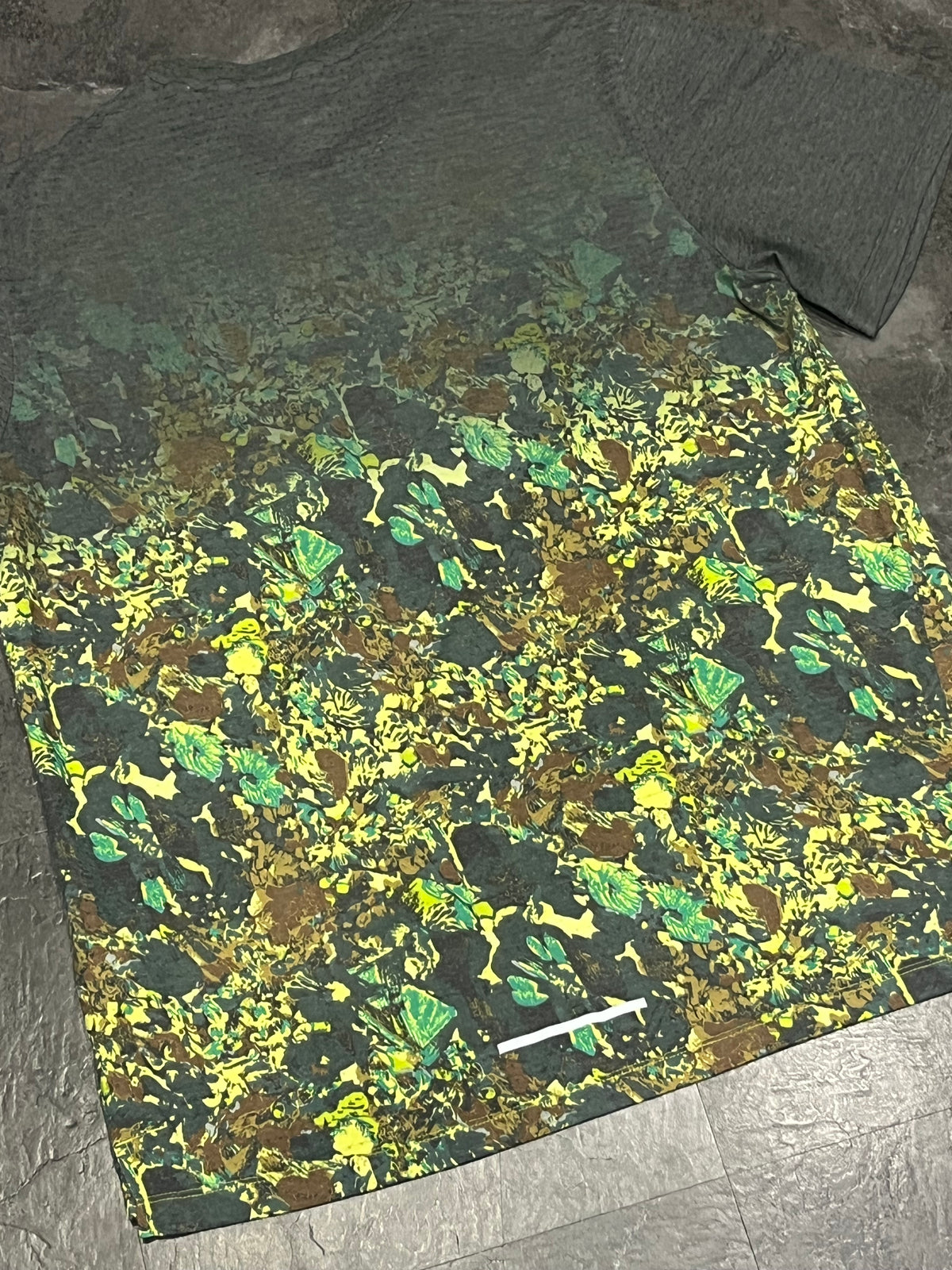 Green Floral Nike Men’s Dri Fit Miler Running T Shirt
