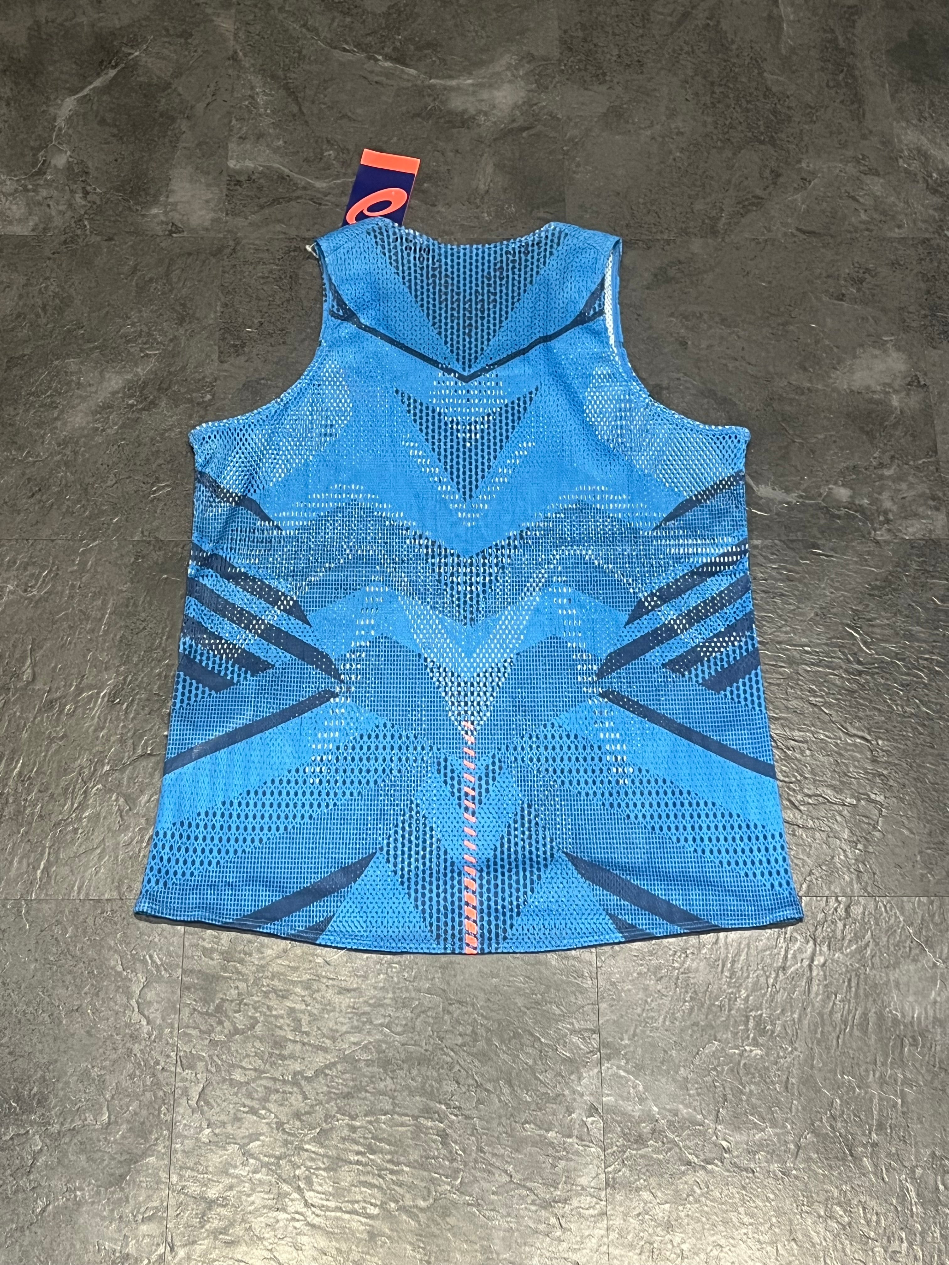 Blue ASICS Women’s Pro Elite Racing Singlet