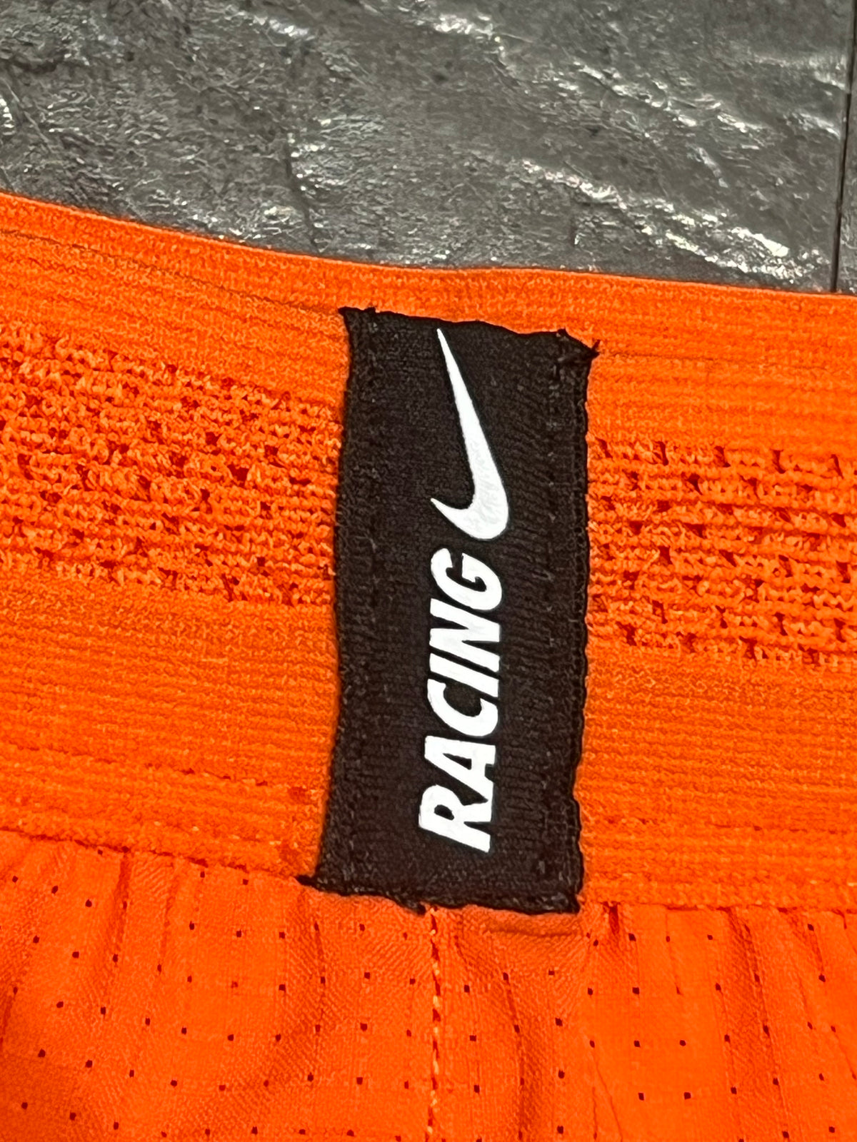 Orange & Ghost Green Nike Men’s Dri Fit ADV Aeroswift 4” Racing Split Shorts