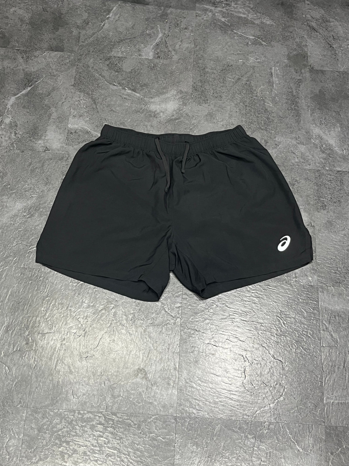Performance Black Asics Men’s 5” Running Shorts