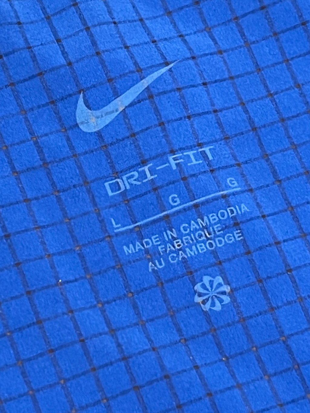 Blue/Yellow Nike Men’s Dri Fit Rise 365 Trail Running T Shirt