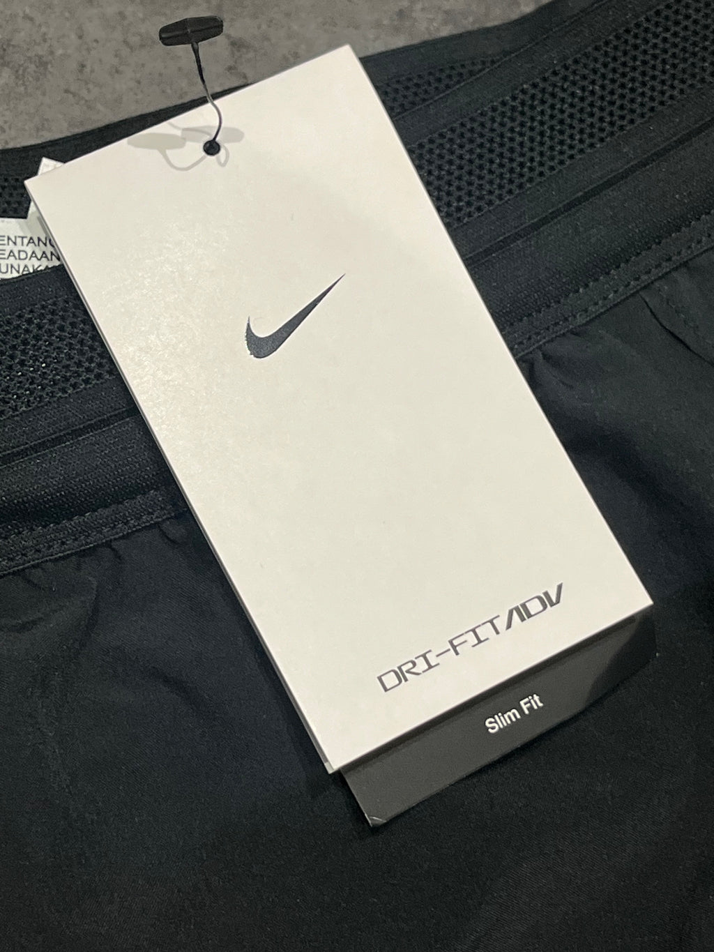 Black Nike Women’s Dri Fit ADV Aeroswift 3” Racing Split Shorts