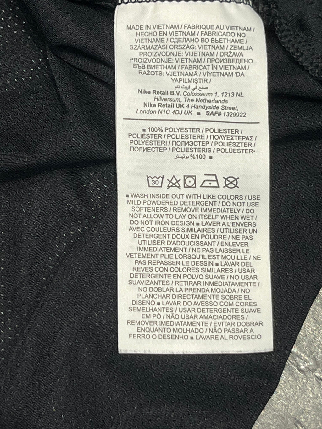 Black Nike Men’s Dri Fit Miler Long Sleeve Running Top
