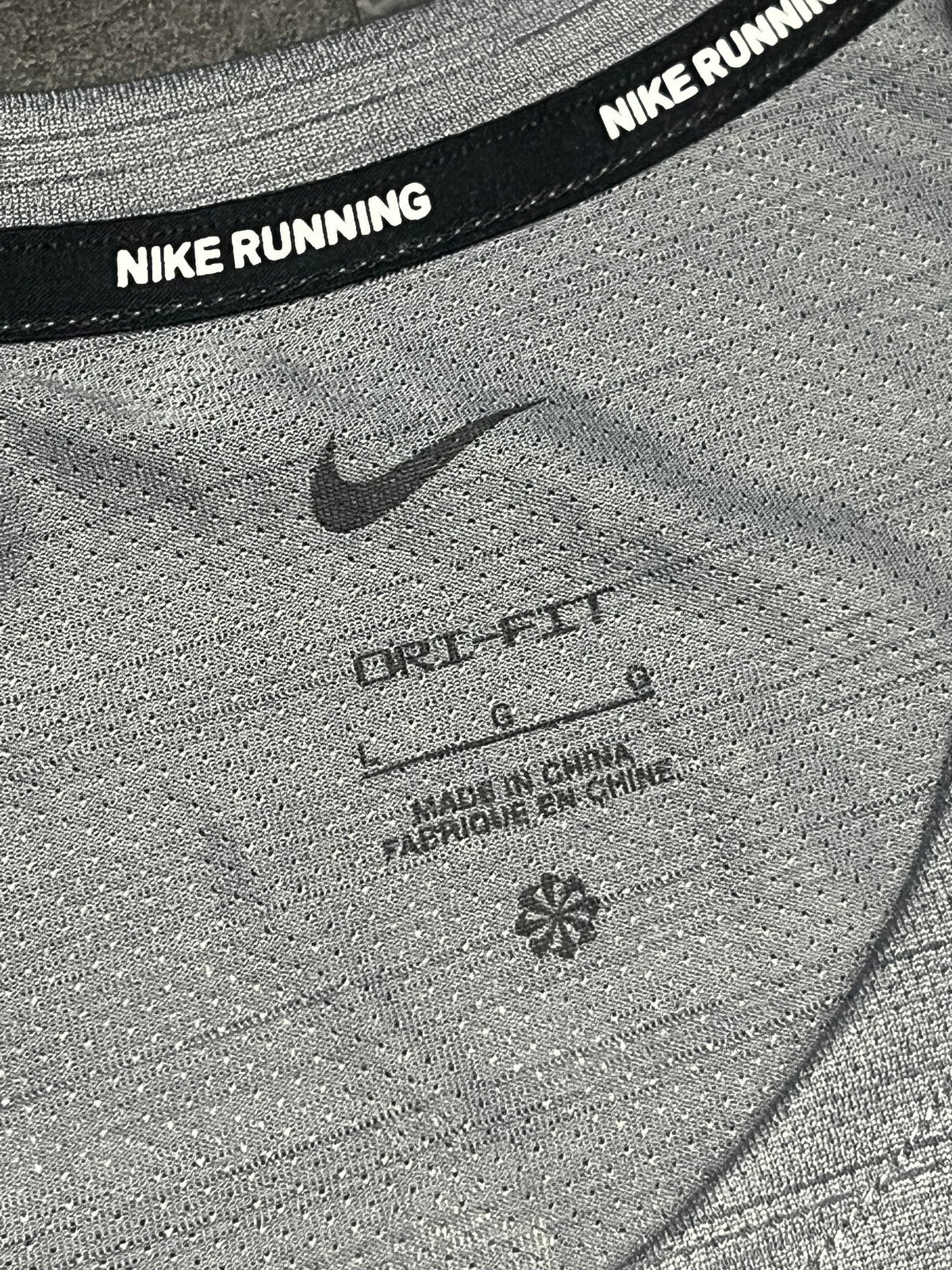 Grey Nike Men’s Dri Fit Miler Running Vest