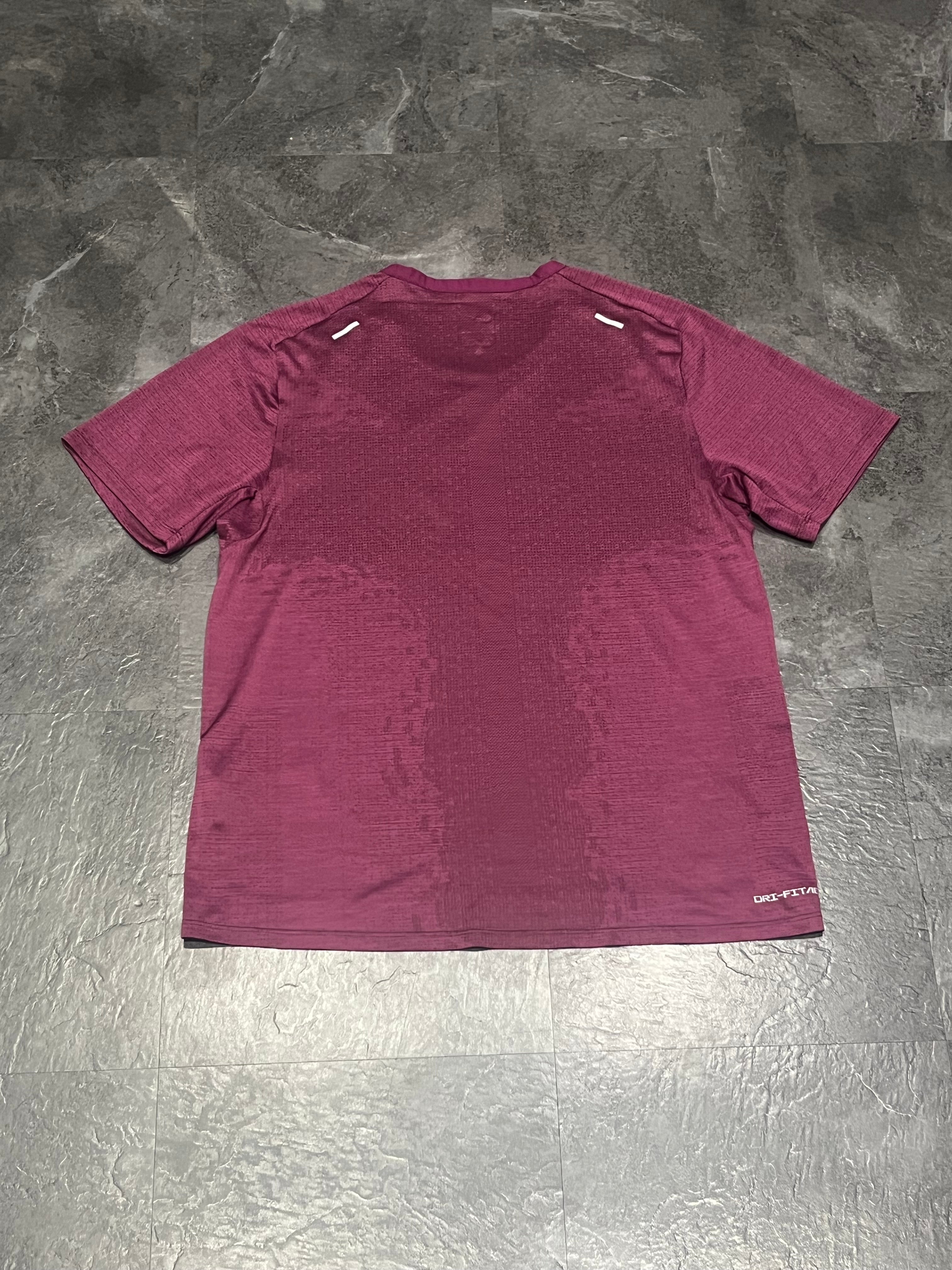 Plum Nike Men’s Dri Fit ADV Running T Shirt