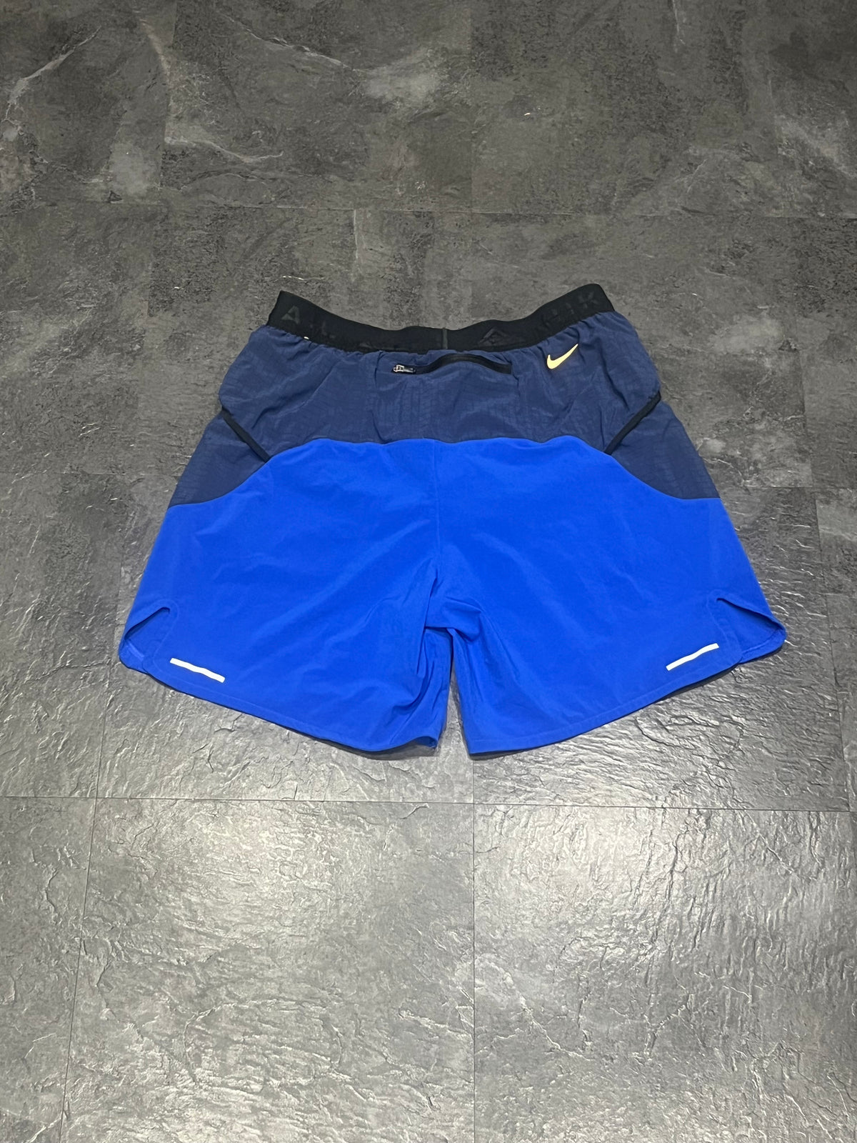 Blue Nike Men’s Dri Fit Trail “Second Sunrise” 7” Brief Lined Running Shorts