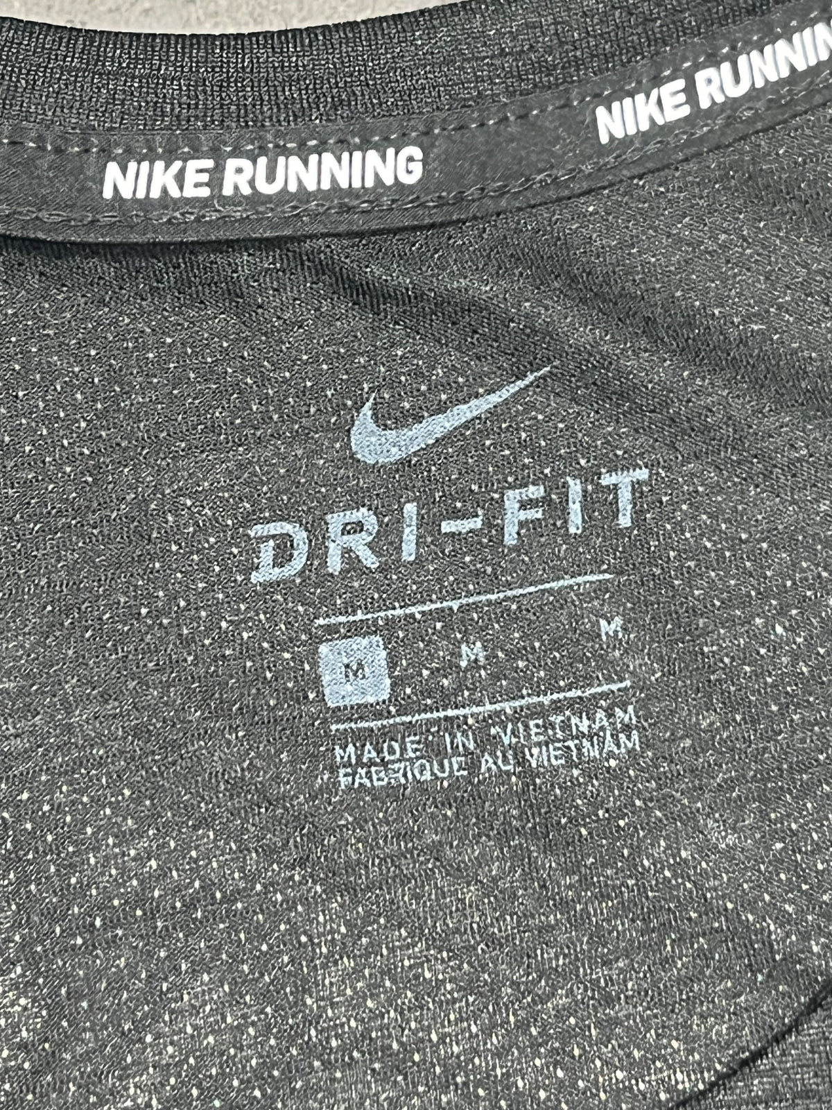 Black Nike Men’s Dri Fit Miler Running Vest
