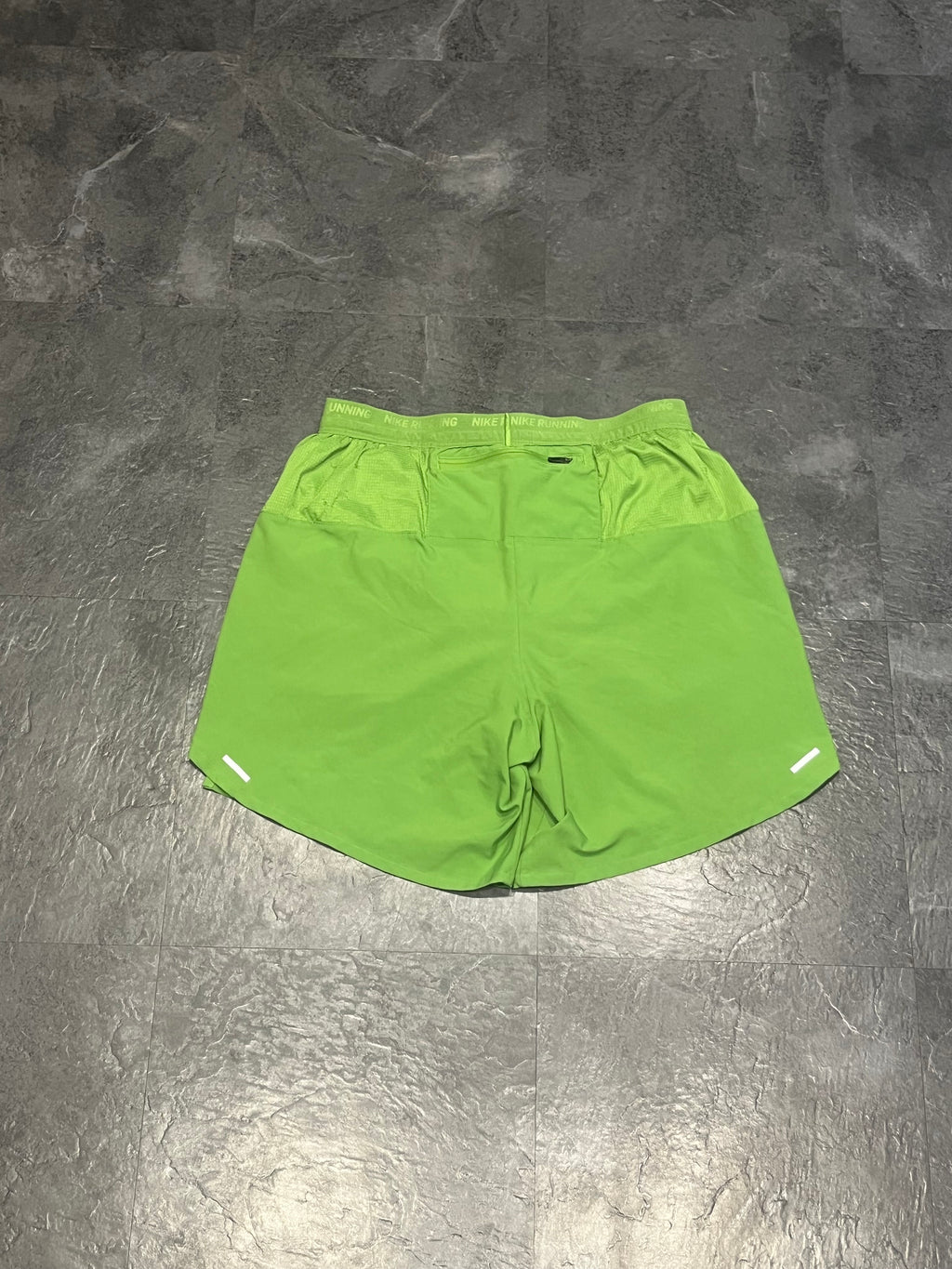 Green Nike Men’s Dri Fit Flex Stride 7” Brief Lined Running Shorts