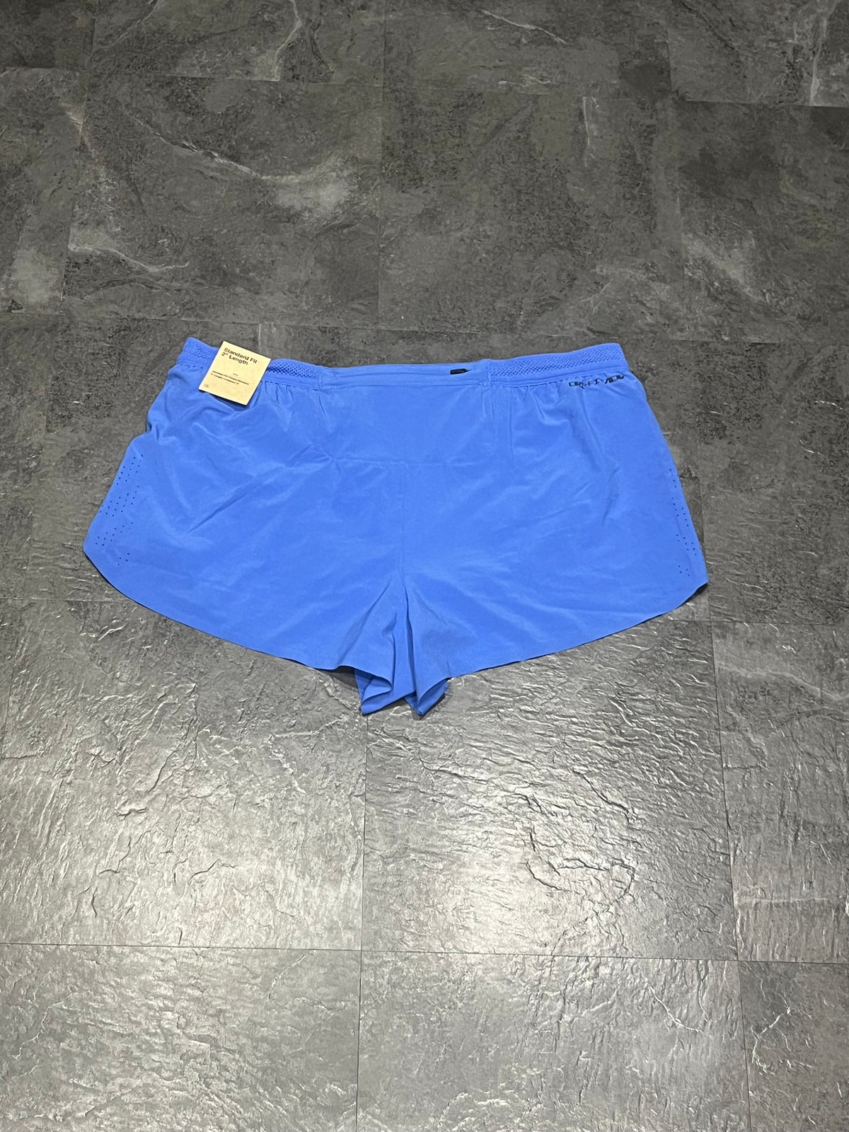Blue & Black Nike Men’s Dri Fit ADV Aeroswift 2” Racing Split Shorts