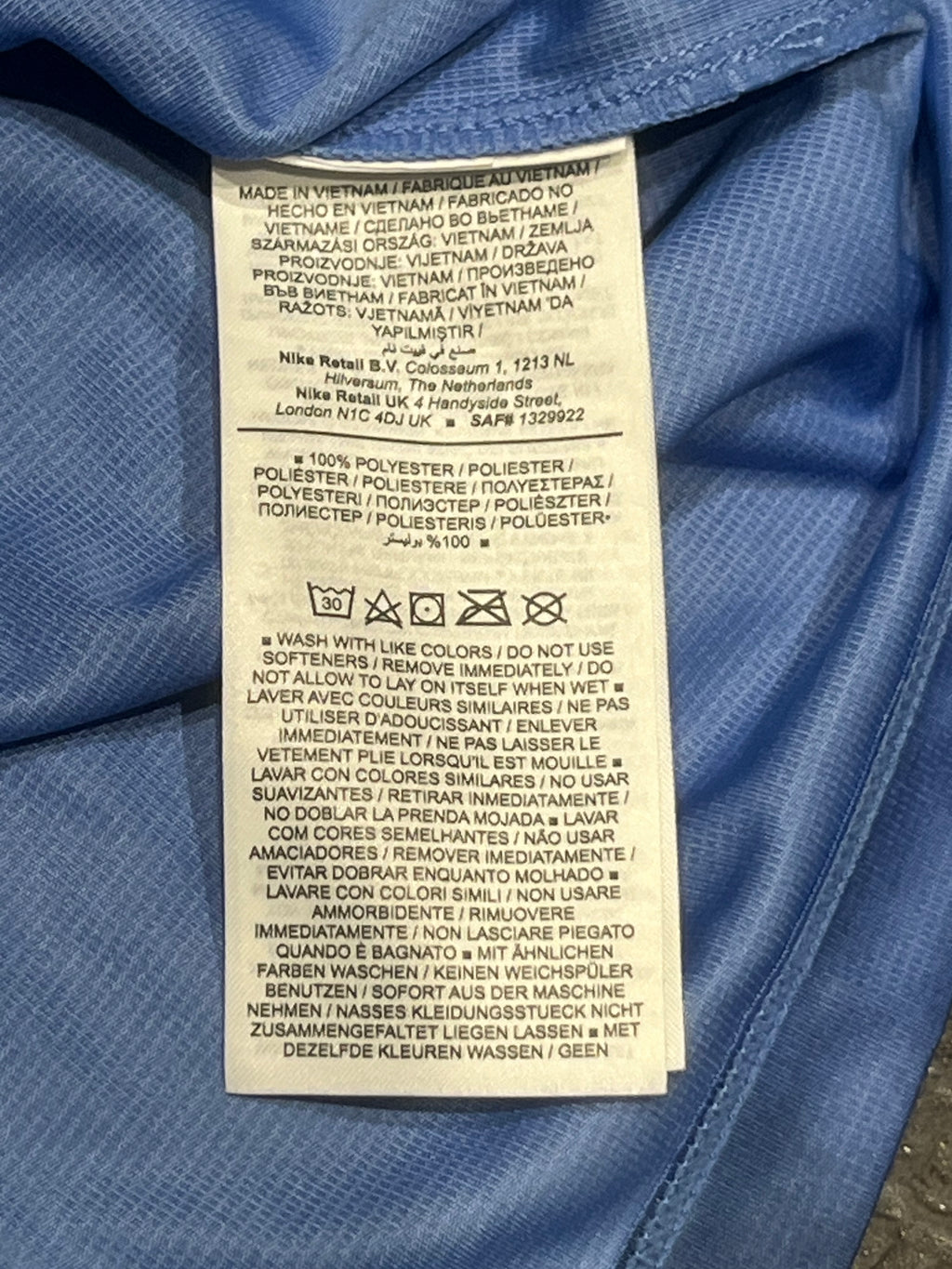 Blue Nike Men’s Dri Fit Running Division T Shirt