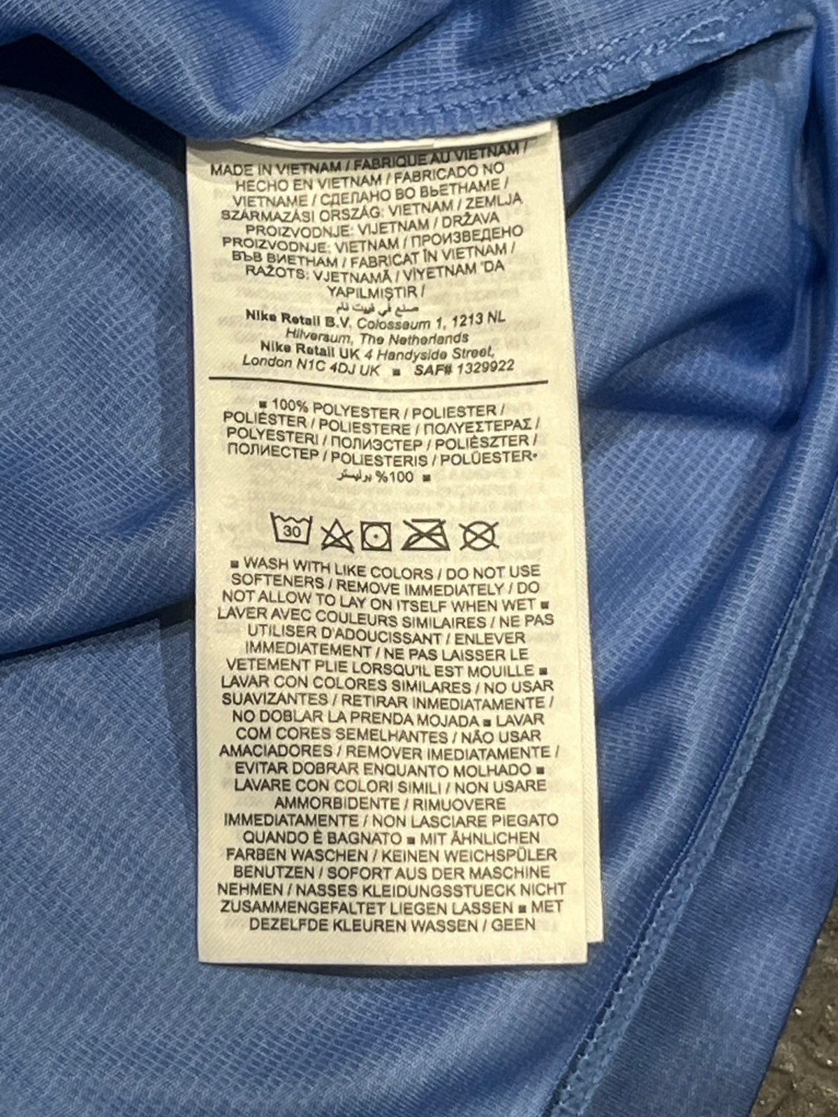 Blue Nike Men’s Dri Fit Running Division T Shirt