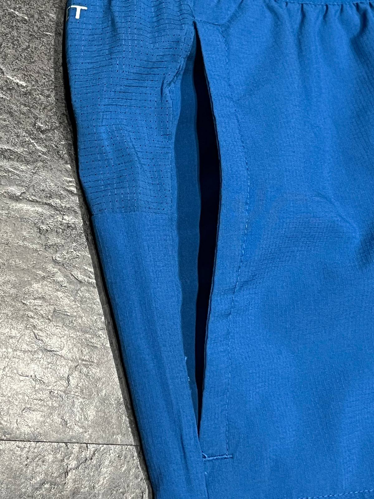 Blue Nike X Blue Ribbon TC Men’s Dri Fit Flex Stride 5” Brief Lined Running Shorts