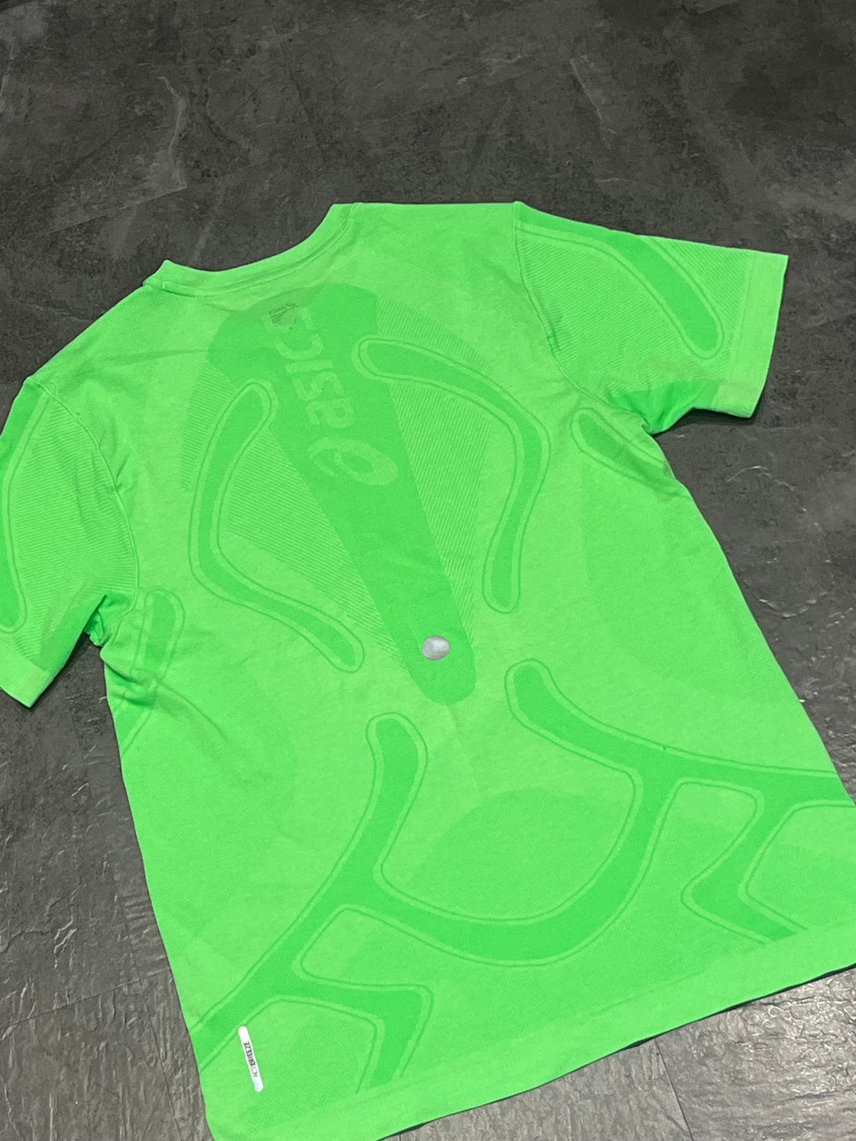 Green Asics Men’s Seamless Actibreeze SS Running T Shirt