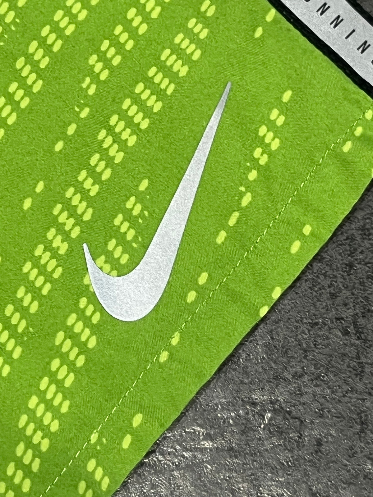 Green Nike Men’s Dri Fit Running Division 5” Brief Lined Running Shorts