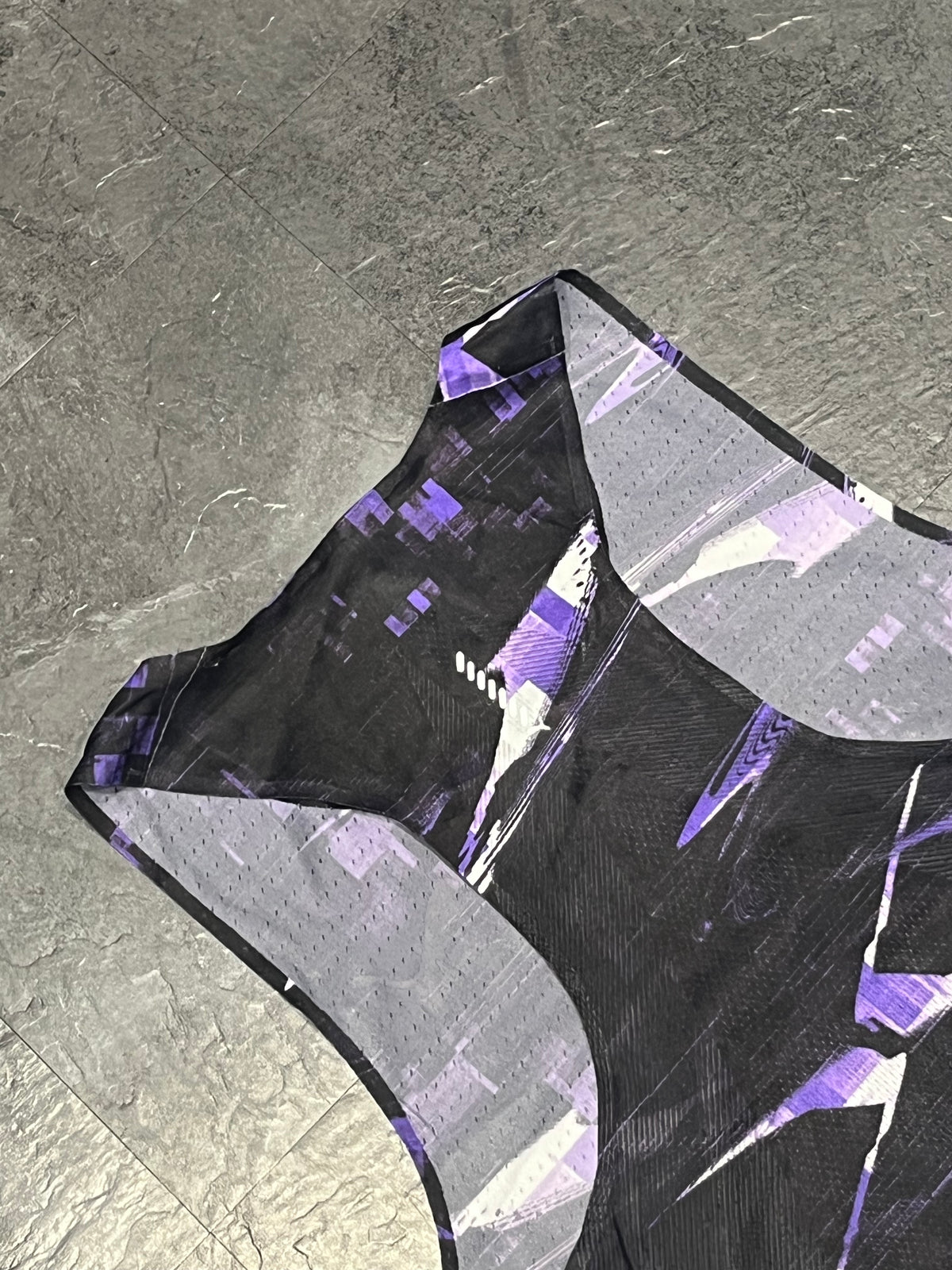 Black/Purple Puma Men’s Ultraspun Racing Singlet