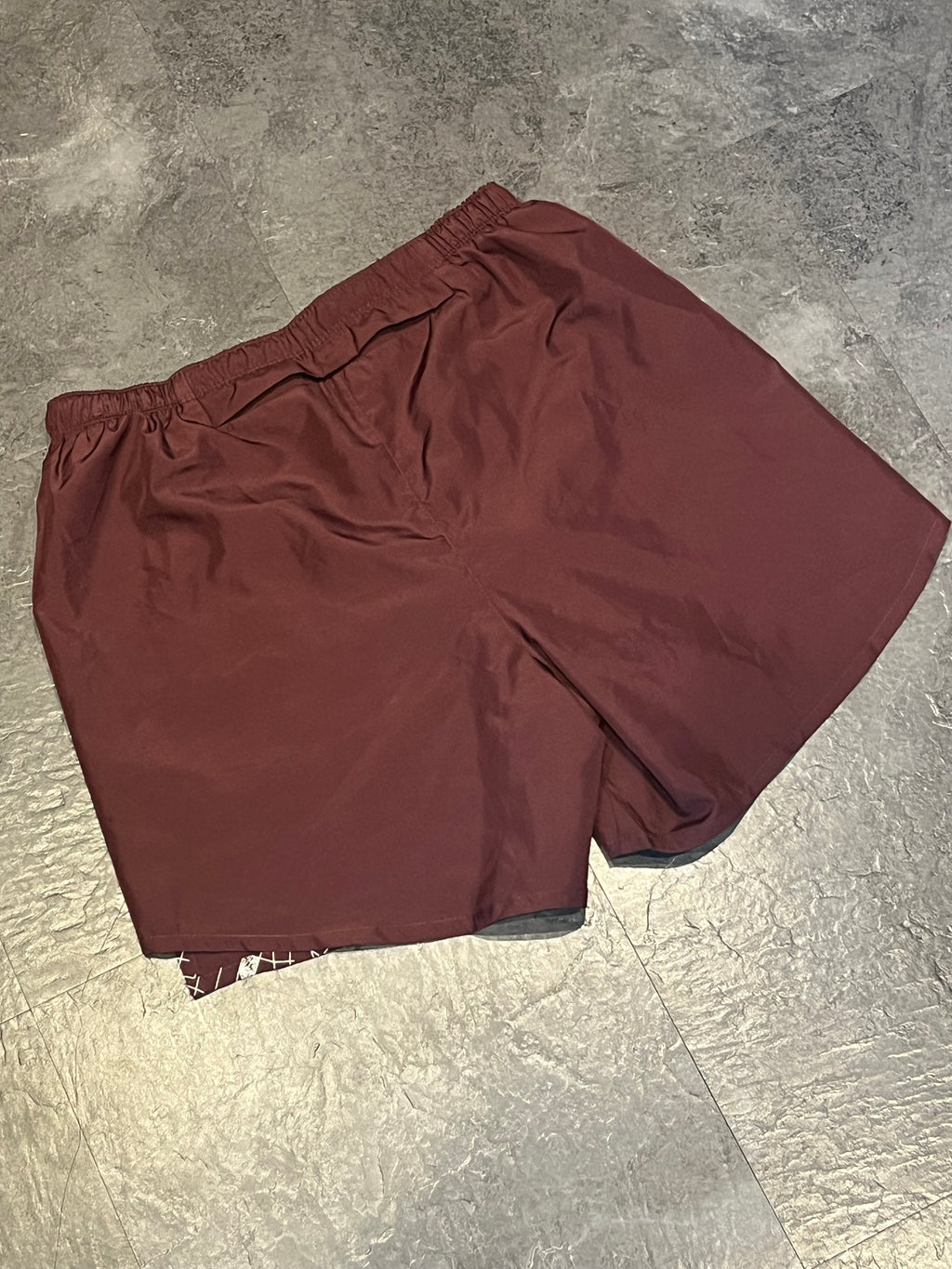 Burgundy / Dark Maroon Nike Men’s Dri Fit Running Division 5” Brief Lined Shorts
